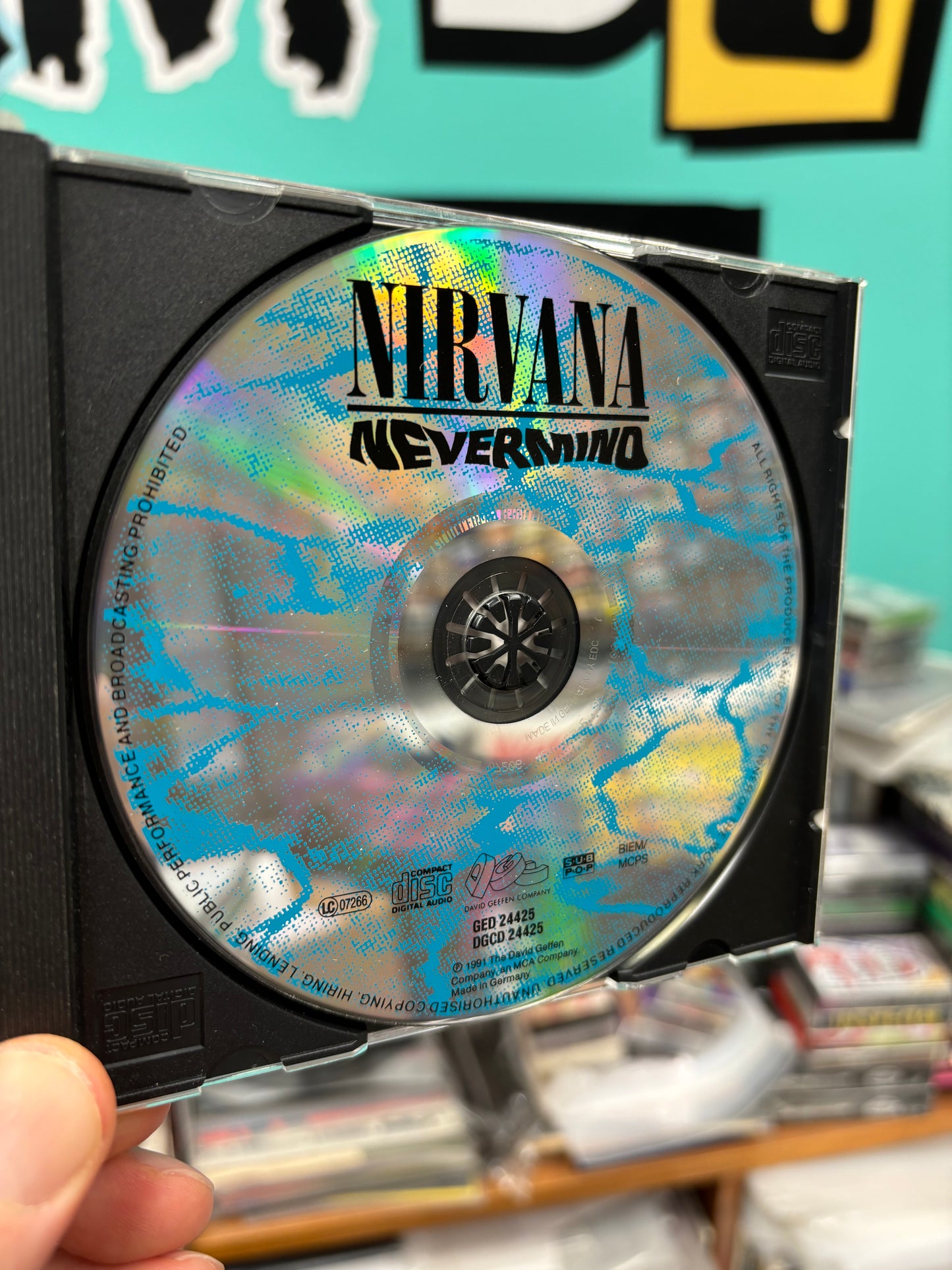 Nirvana: Nevermind, CD, reissue, DGC, Germany 1991