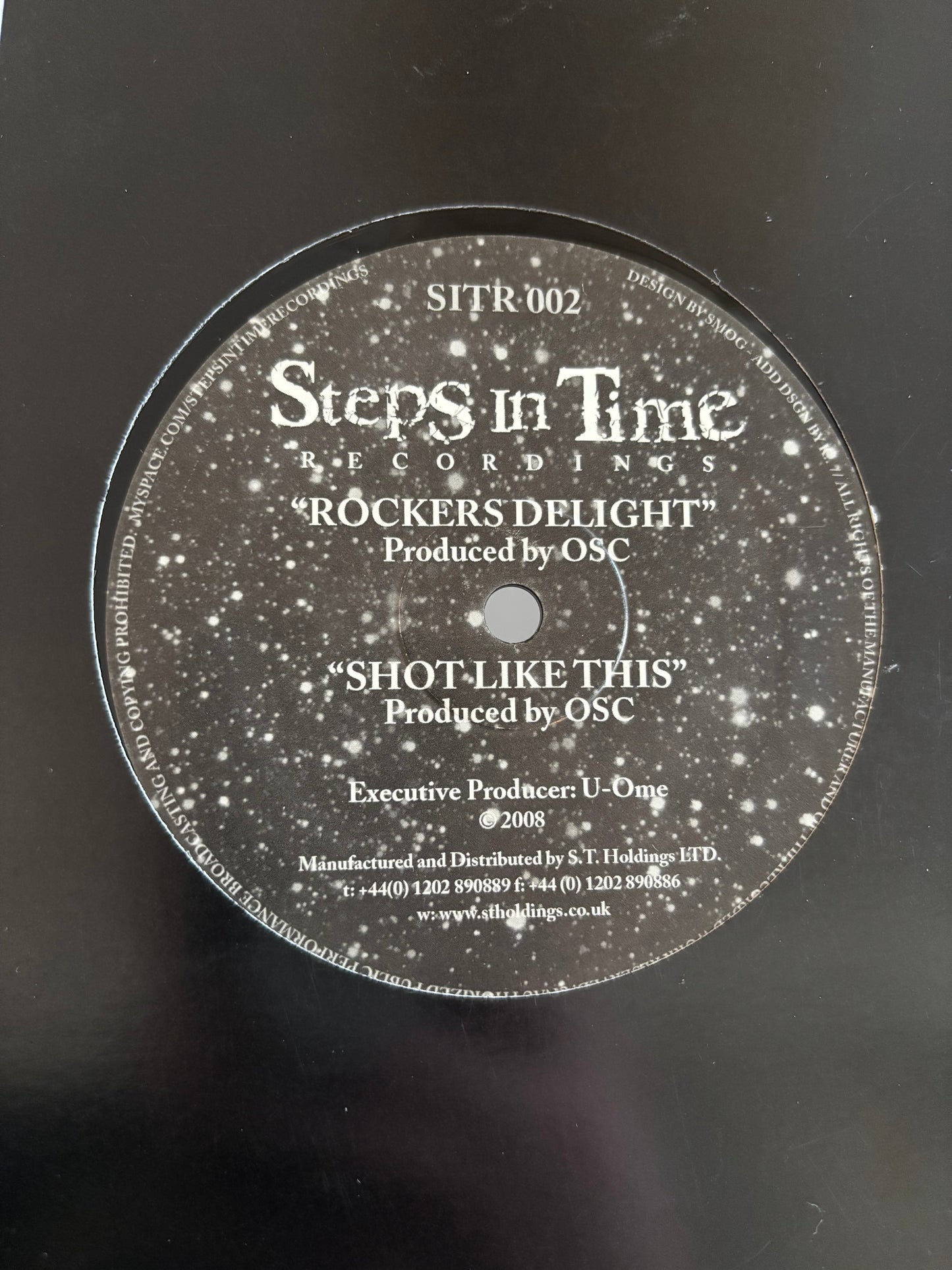 OSC: Rockers Delight/Shot Like This, 12inch, Only official pressing, Steps In Time Recordings, UK 2008