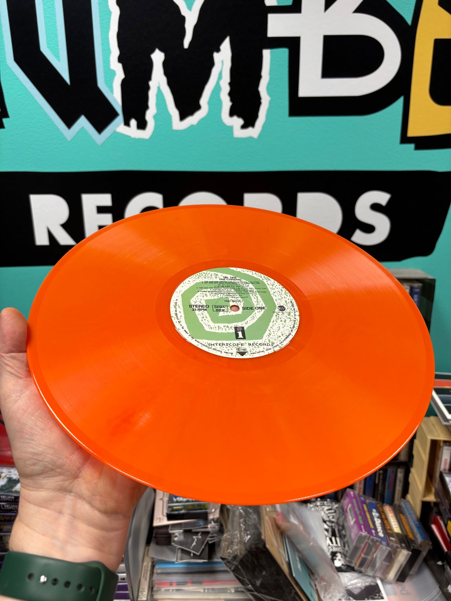 Dr. Dre: The Chronic, LP, Orange vinyl, Unofficial, Reissue, UK year?