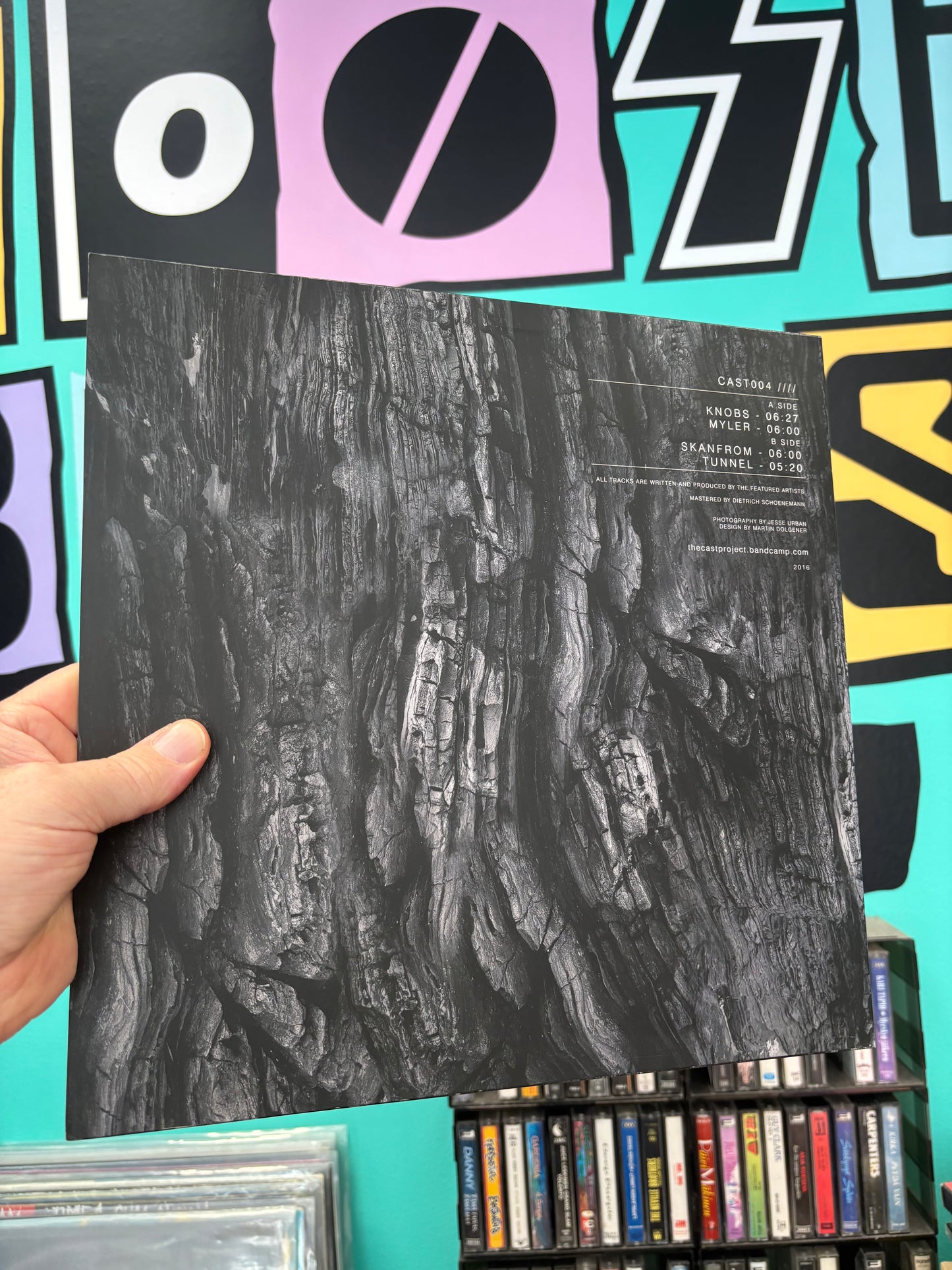 Knobs/Myler/Skanform/Tunnel: The Cast Project 004, 12inch, Only pressing, The Cast Project, US 2016