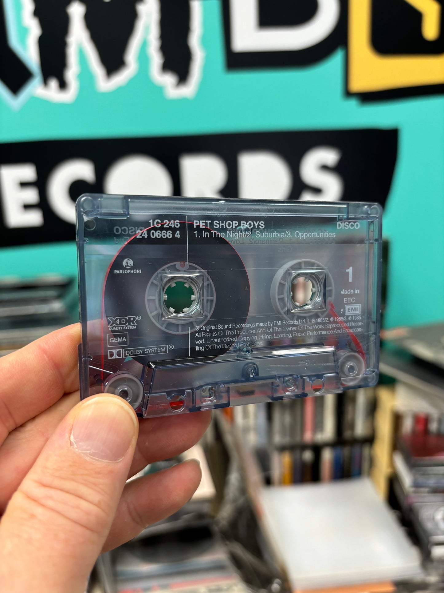 Pet Shop Boys: DISCO, C-cassette, Parlophone, Europe 1986