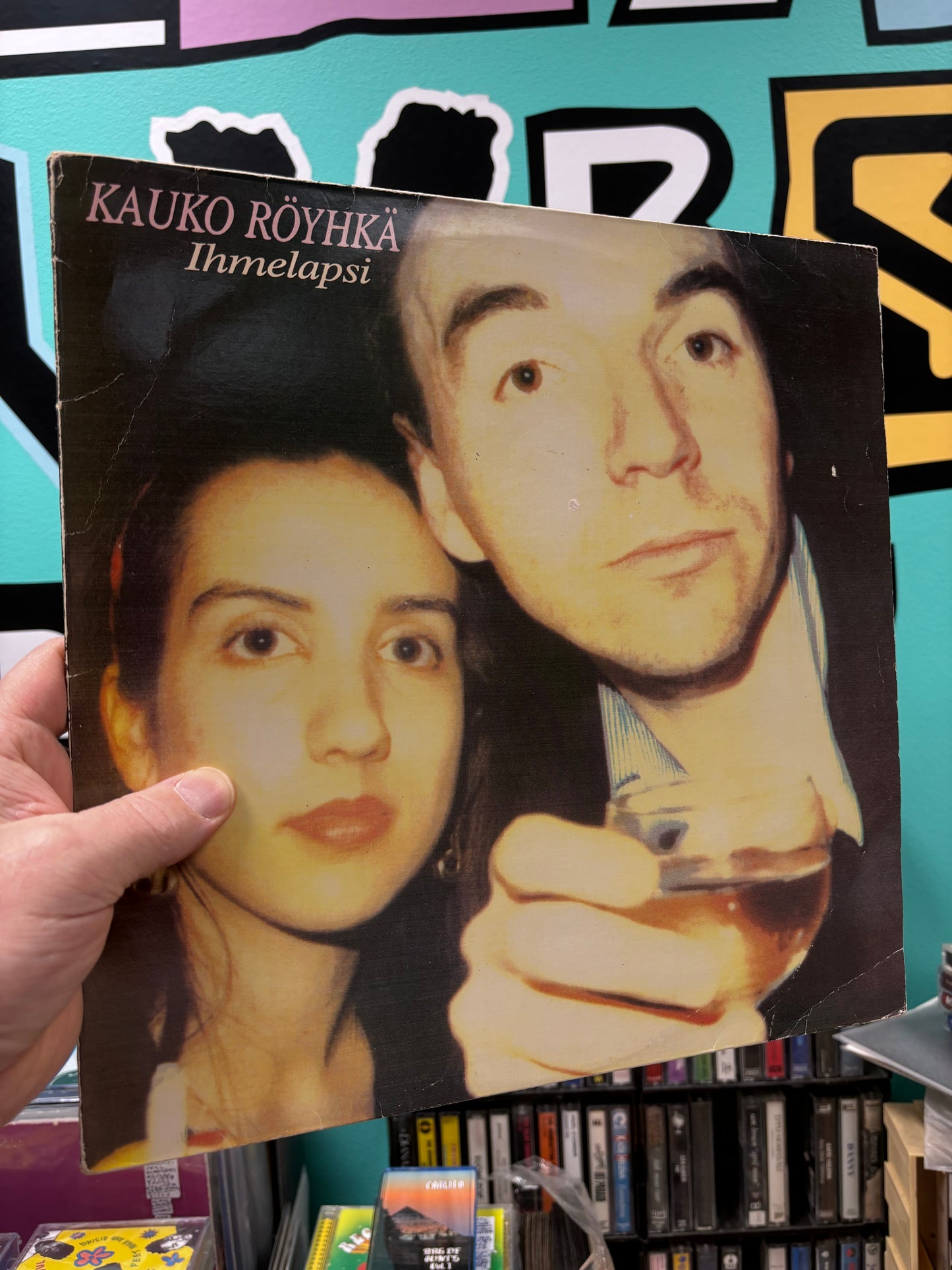 Kauko Röyhkä & Narttu: Ihmelapsi, LP, 1st pressing, Only vinyl pressing, Euros Records, Finland 1988