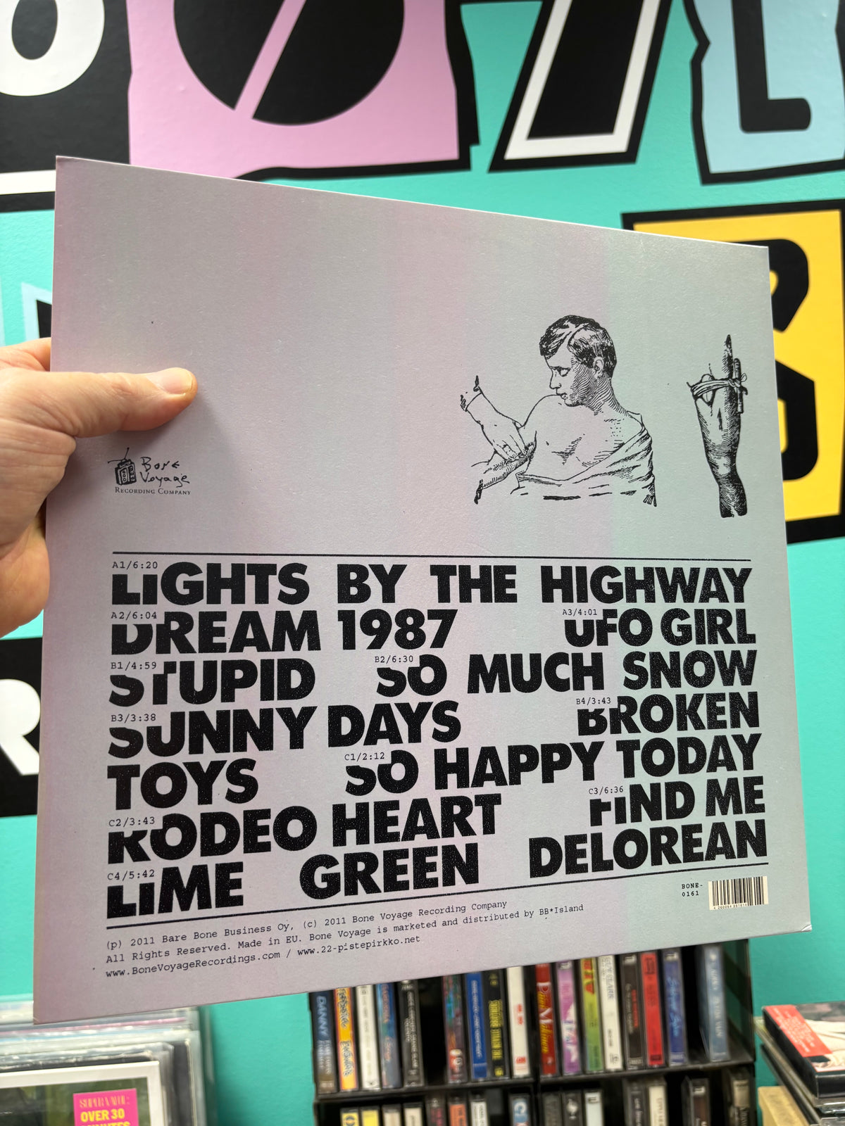 22 Pistepirkko: Lime Green Delorean, 2LP, 1st pressing, Only vinyl pressing, gatefold, Bone Voyage Recording Company, Europe 2011