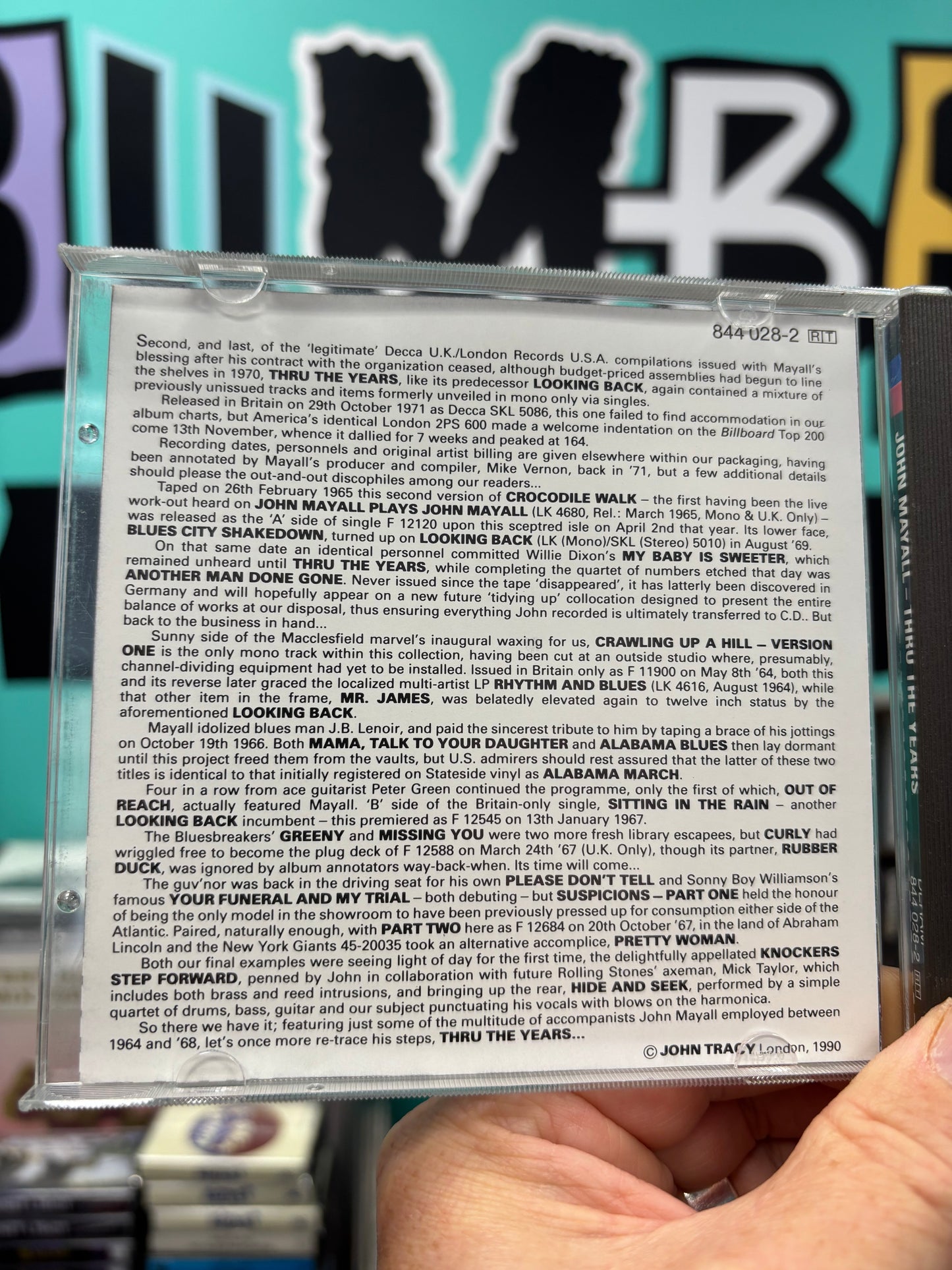 John Mayall: Thru The Years, CD, reissue, remastered, Deram, UK 1990