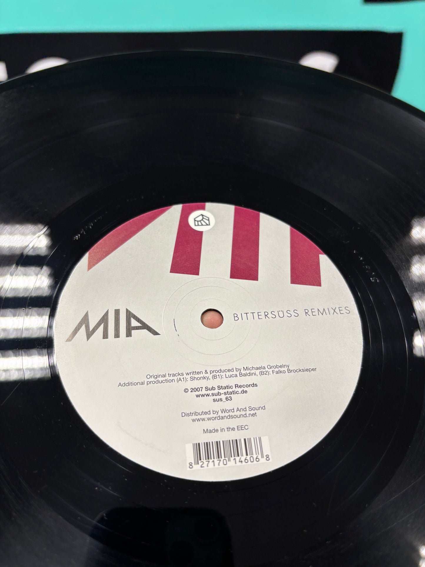 MIA: Bittersüss (Remixes), 12inch, Only official pressing, Sub Static, Germany 2007