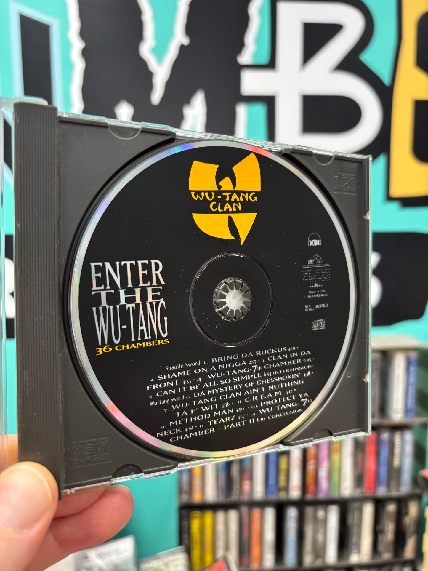 Wu-Tang Clan: Enter The Wu-Tang (36 Chambers), CD, OG pressing, RCA, Loud Records, US 1993