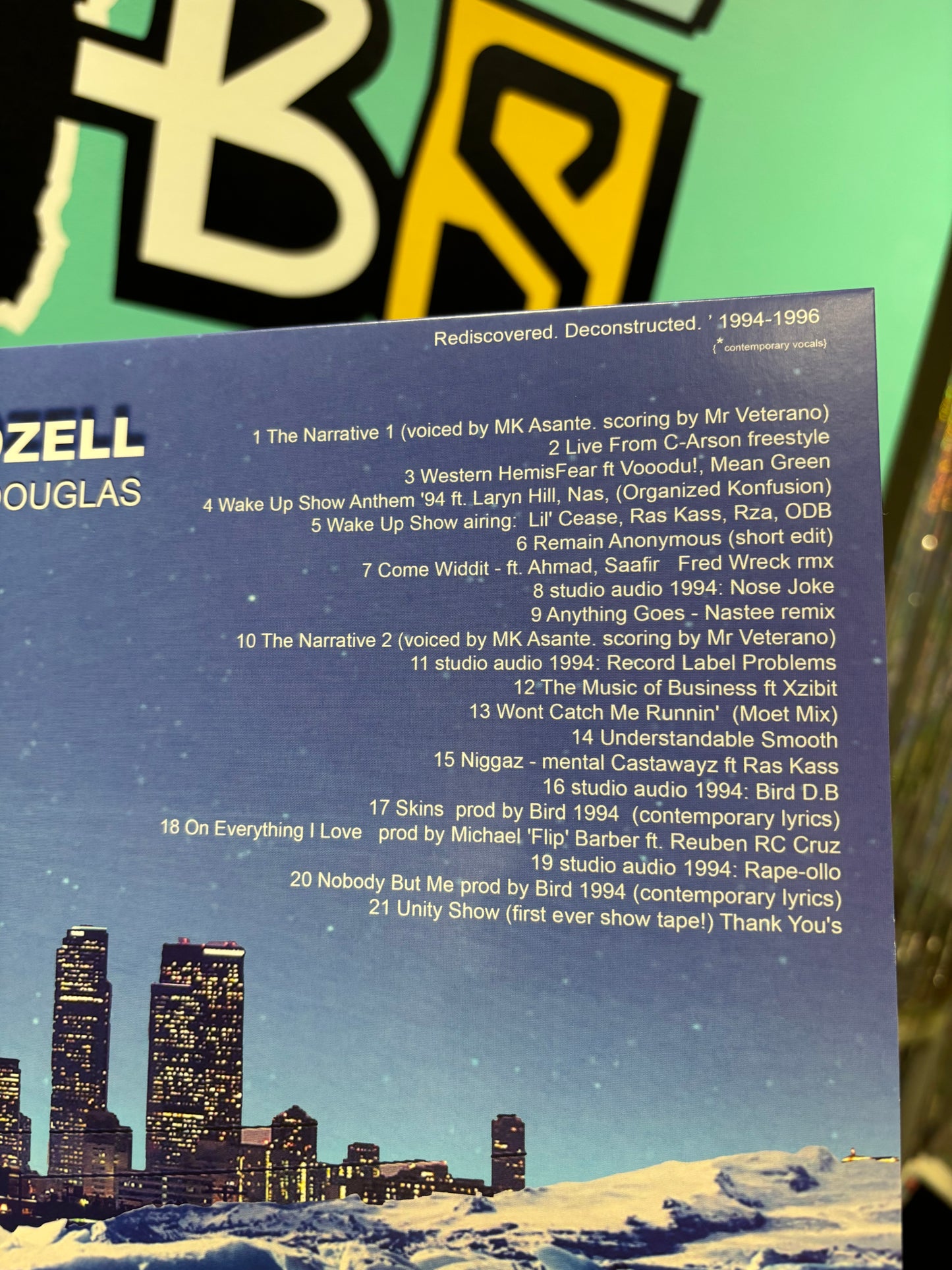 Ras Kass: Soul On Ice - Revisited, 20th Anniversary Edition, 2LP, gatefold, blue/white splatter, CD, Inlay, Limited Edition, Blackhouse Records, US 2016