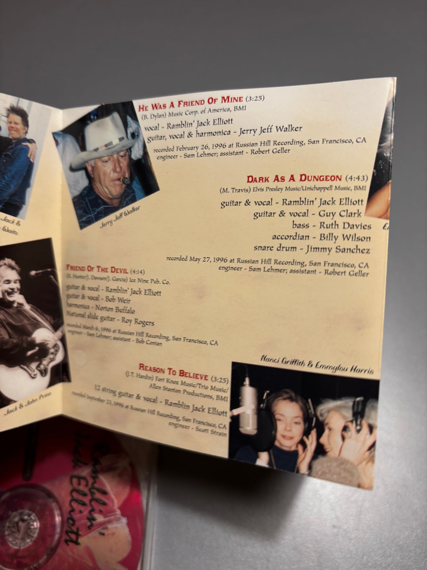 Ramblin’ Jack Elliott: Friends Of Mine, CD, Hightone Records, US 1998