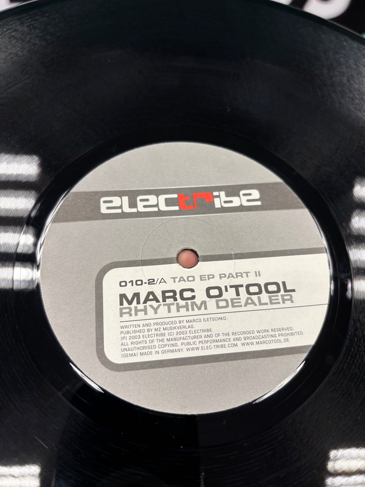 Marc O’Tool: Tao Part 2, 12inch, Only official pressing, Electribe, Germany 2003