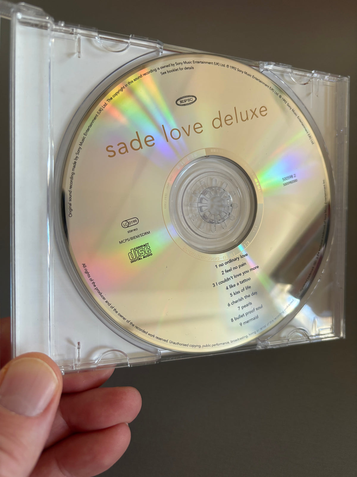 Sade: Love Deluxe, CD, reissue, remastered, Epic, Europe 2000