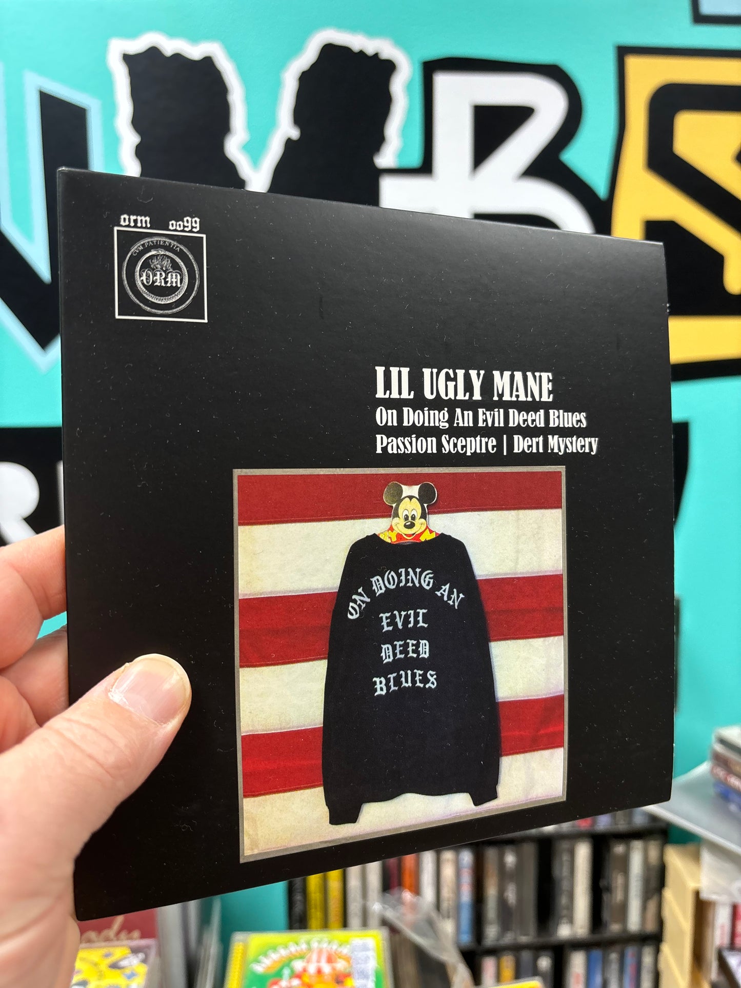 Lil Ugly Mane: On Doing An Evil Deed Blues/Passion Sceptre/Dert Mystery, 1st pressing, 7inch, EP, Limited Edition, Ormolycka, US 2014