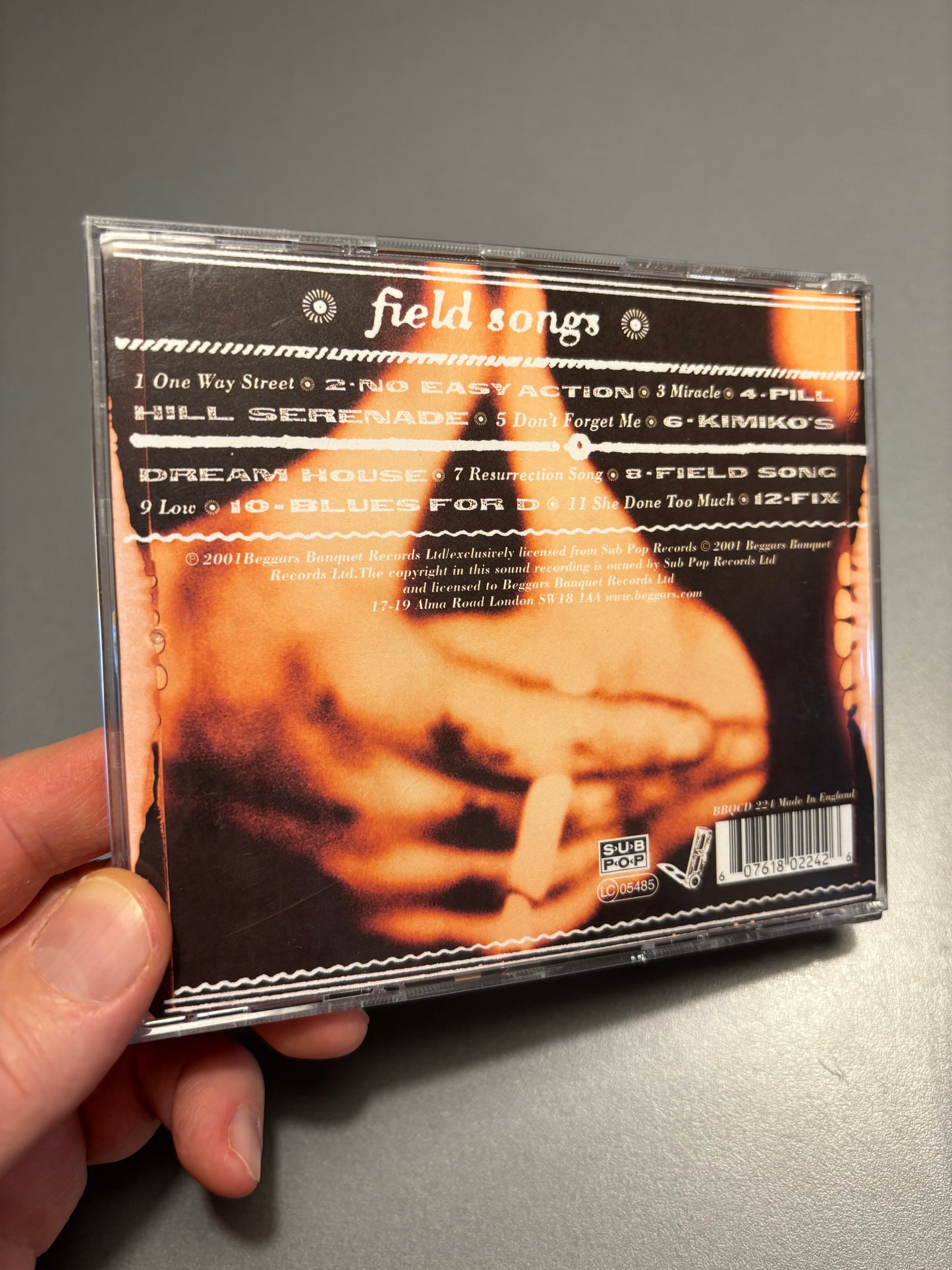 Mark Lanegan: Field Songs, CD, Beggars Banquet, UK 2001