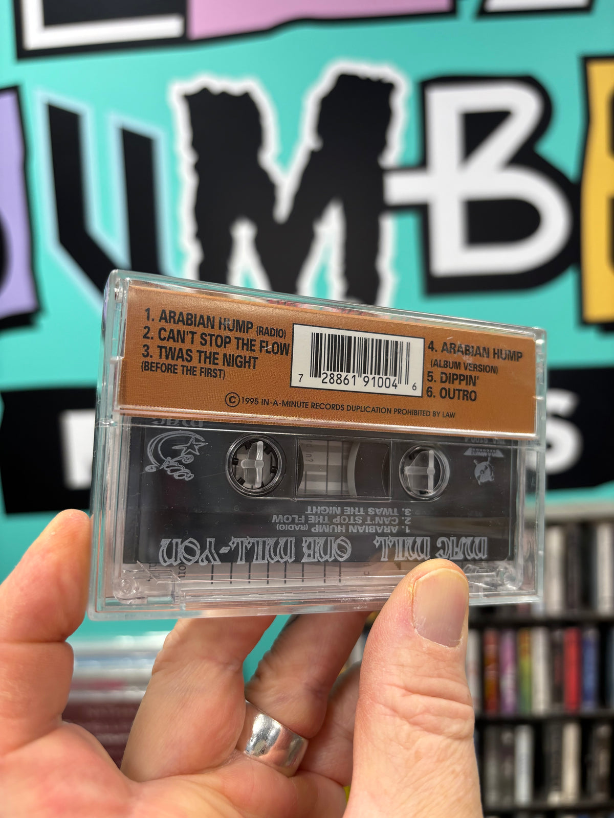 Mac Mill: One Mill-Yon, cassette EP, 1st pressing, Only cassette pressing, In-A-Minute Records, US 1995
