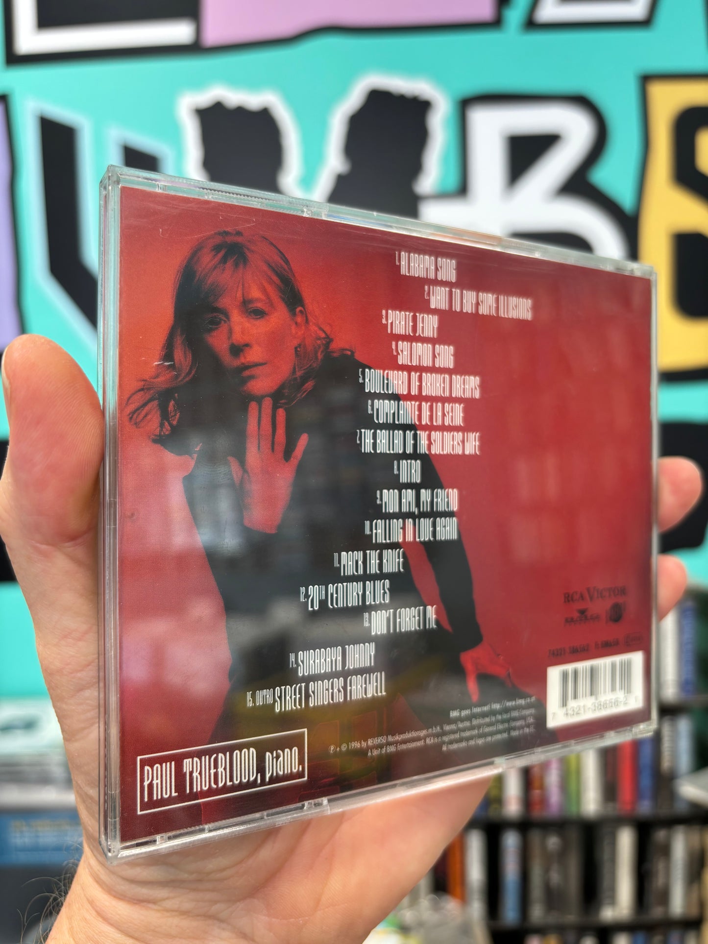 Marianne Faithfull: 20th Century Blues, CD, RCA Victor, Reverso, BMG Classics, Europe 1996
