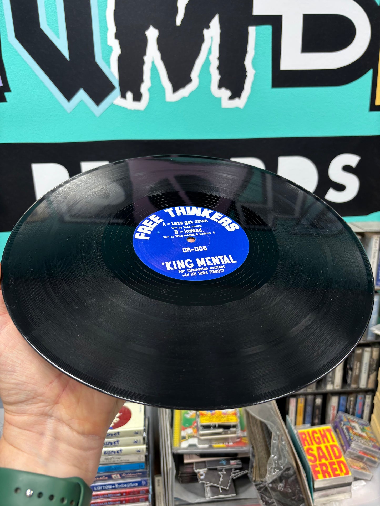 King Mental: Free To Be/Night Fever, 12inch, Free Thinkers, UK 2001