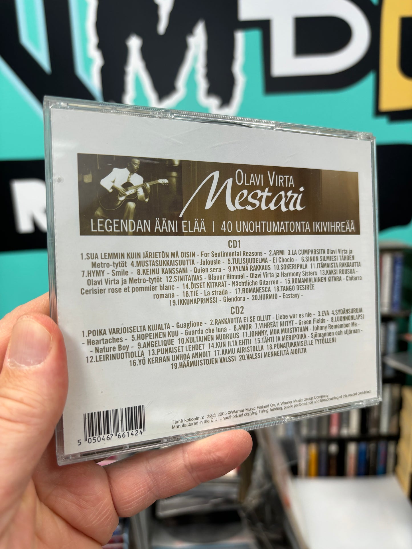 Olavi Virta - Mestari (Legendan Ääni Elää), 2CD, Only pressing, WEA, Finland 2005