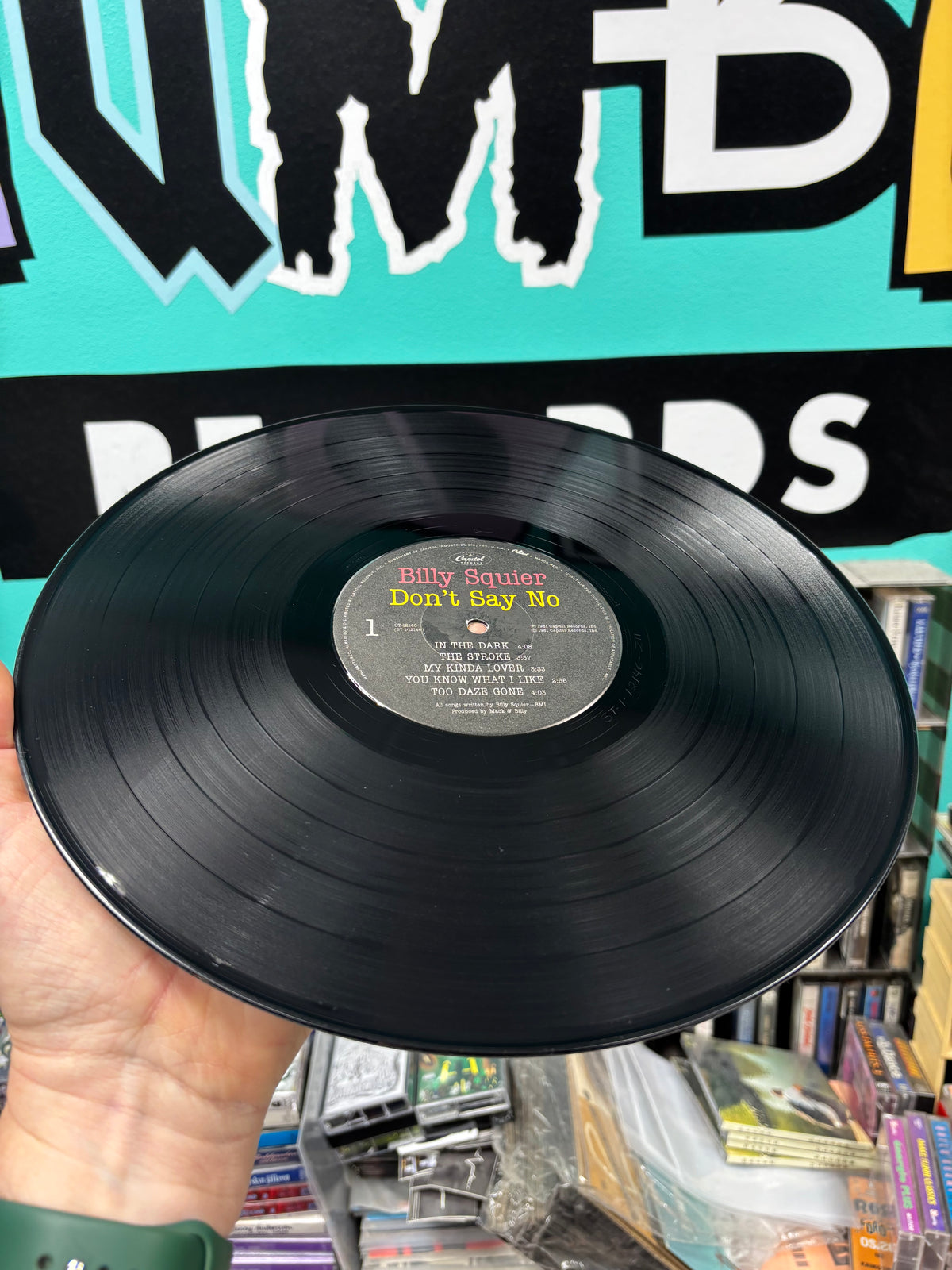 Billy Squier: Don’t Say No, LP, Winchester pressing, Capitol Records, US 1981