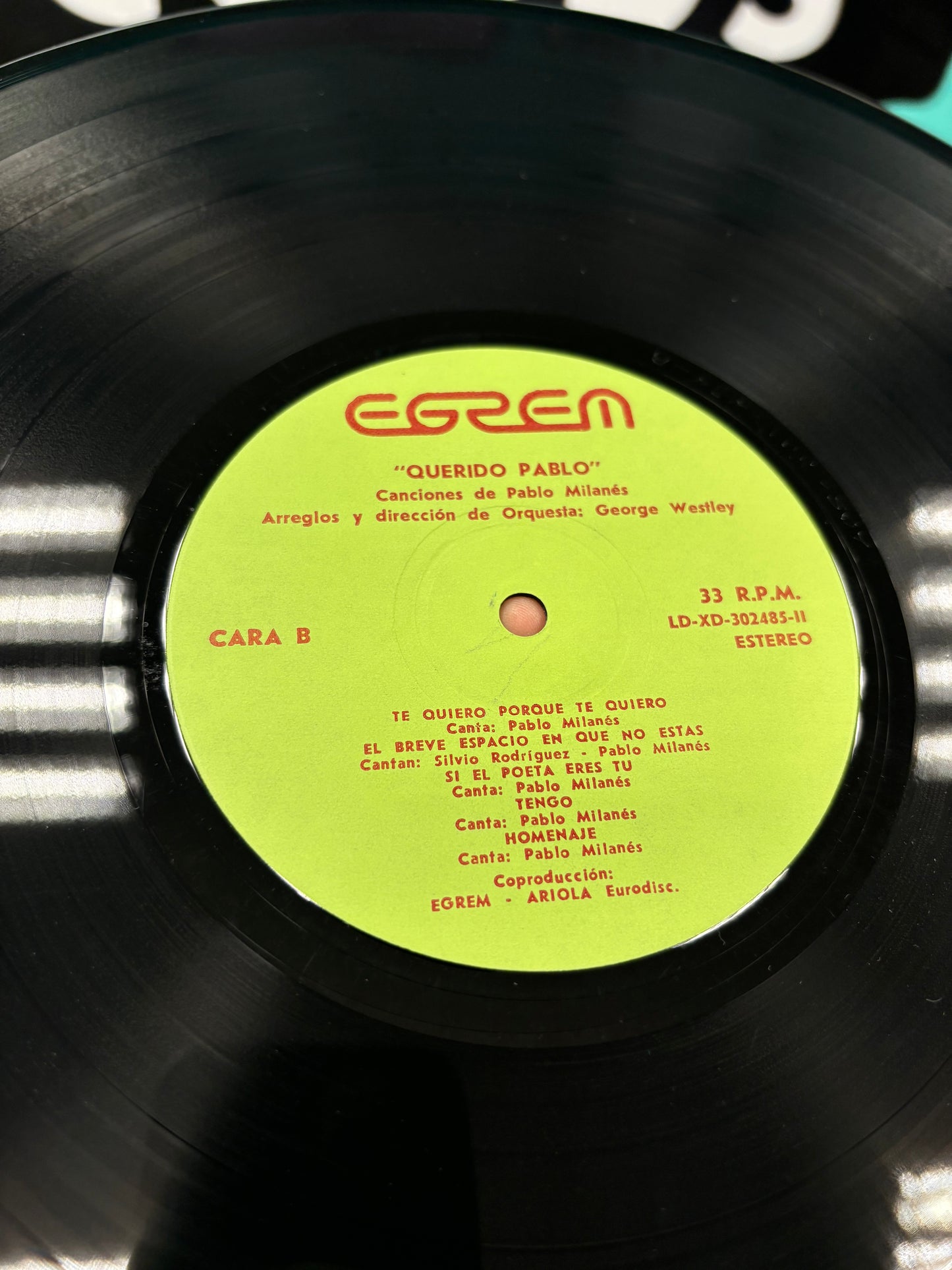 Pablo Milanés: Querido Pablo, 2LP, gatefold, Egrem, Spain 1985