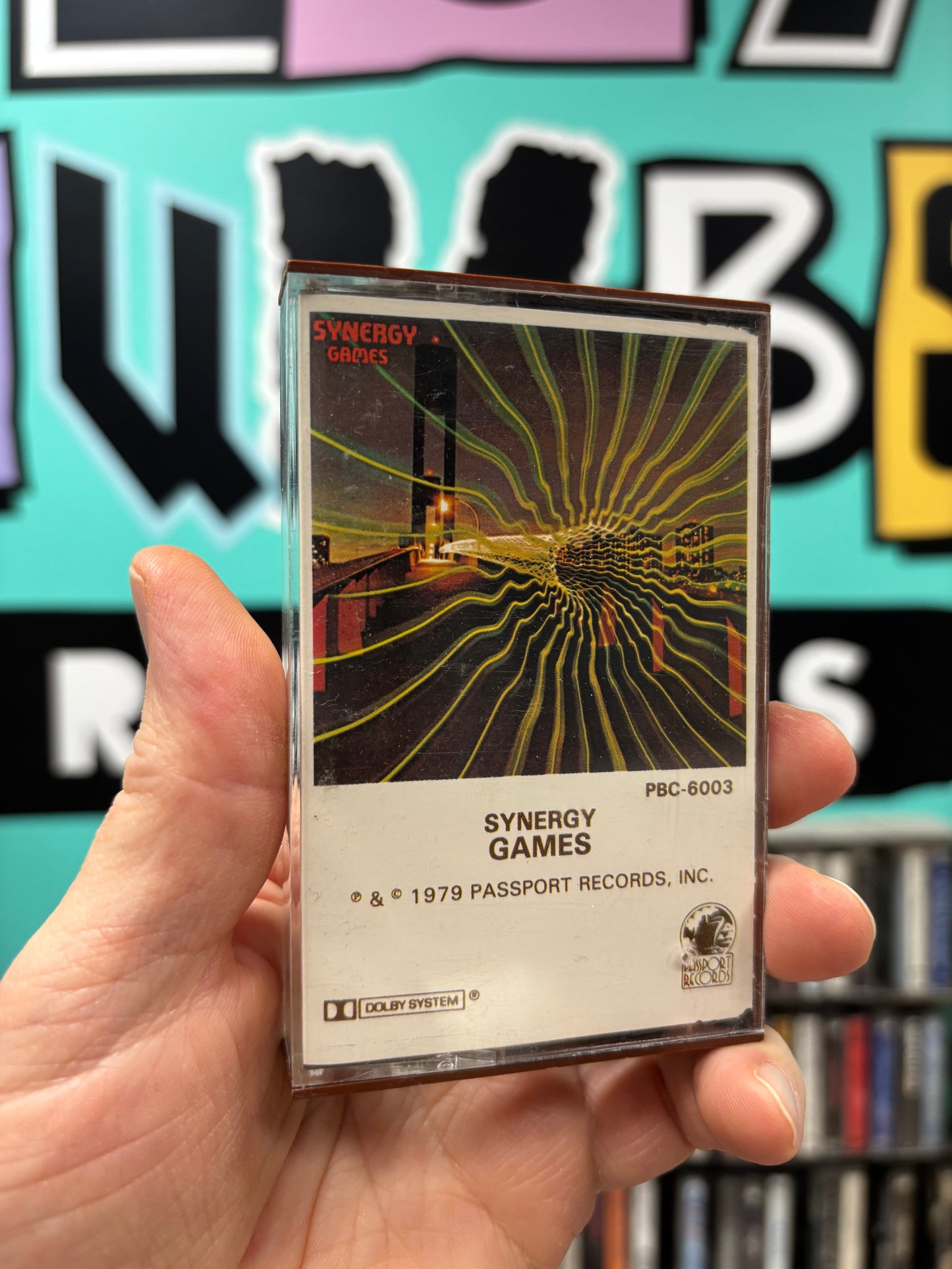 Synergy: Games, C-cassette, 1st pressing, Passport Records, US 1979