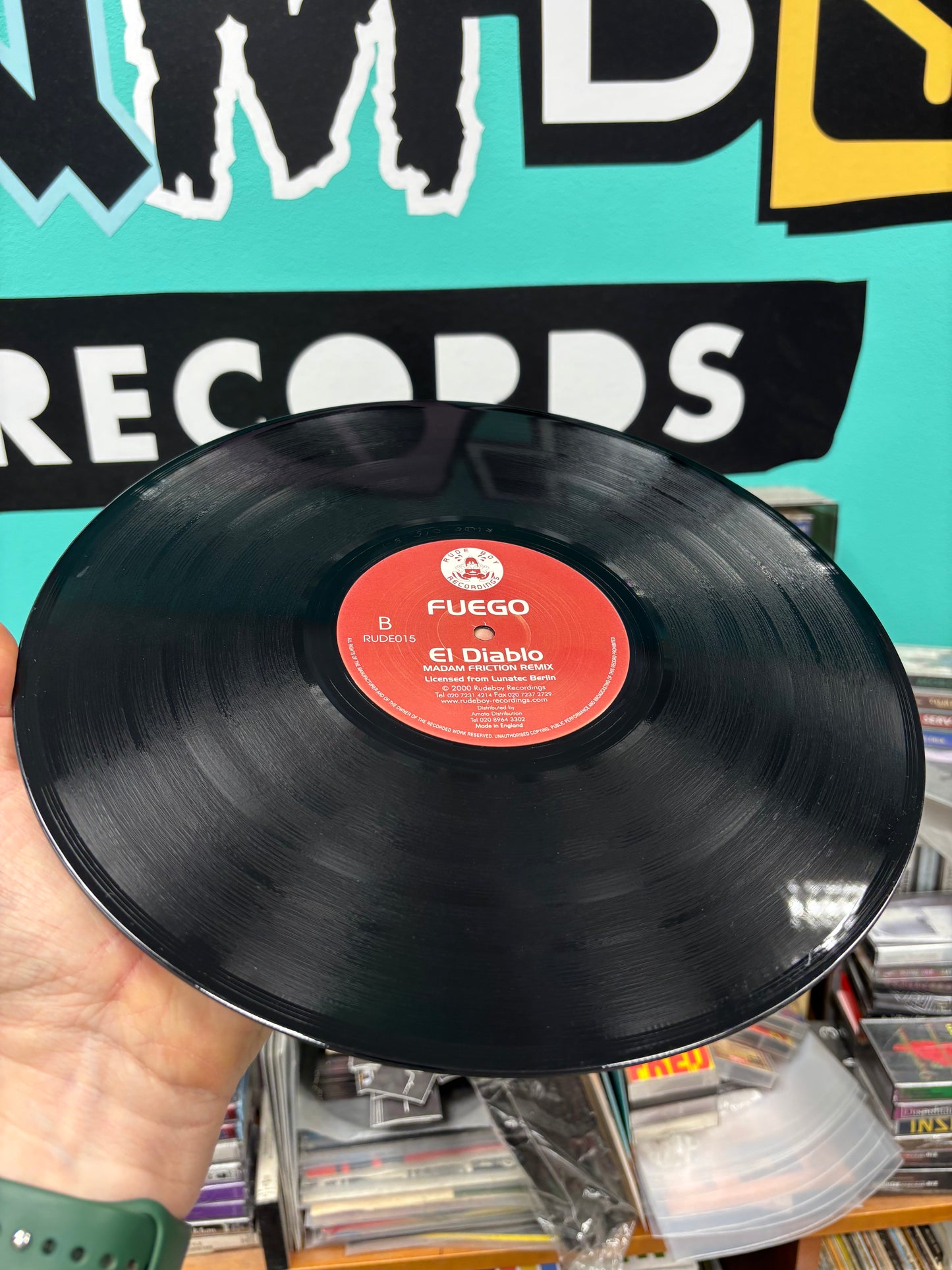 Fuego: El Diablo, 12inch, Rudeboy Recordings, UK 2000