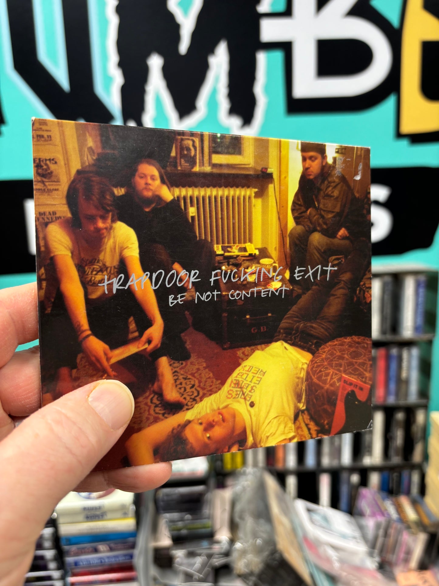 Trapdoor Fucking Exit: Be Not Content, CD, Only CD pressing, No Idea Records, US 2004