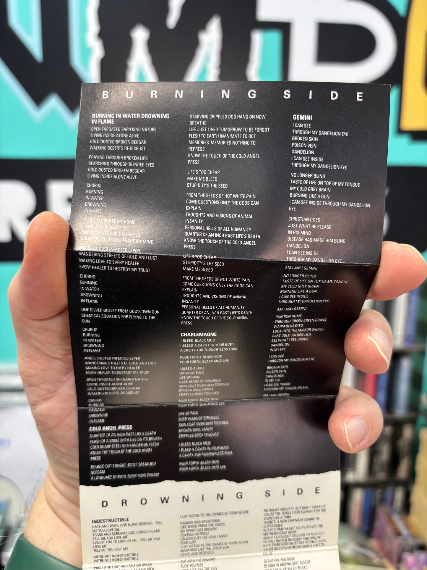 Skrew: Burning in Water, Drowning in Flame, cassette, Devotion, UK 1992
