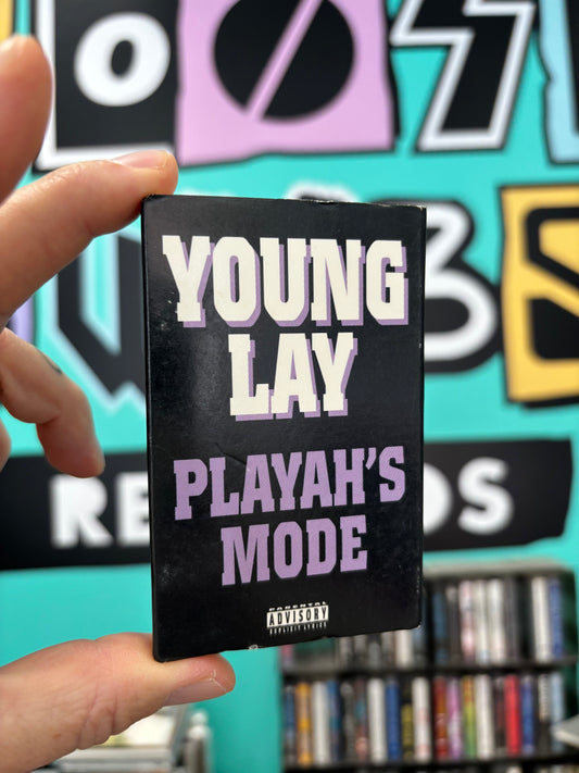 Young Lay: Playah’s Mode, cassette single, 1st pressing, Only cassette pressing, Atlantic, US 1996