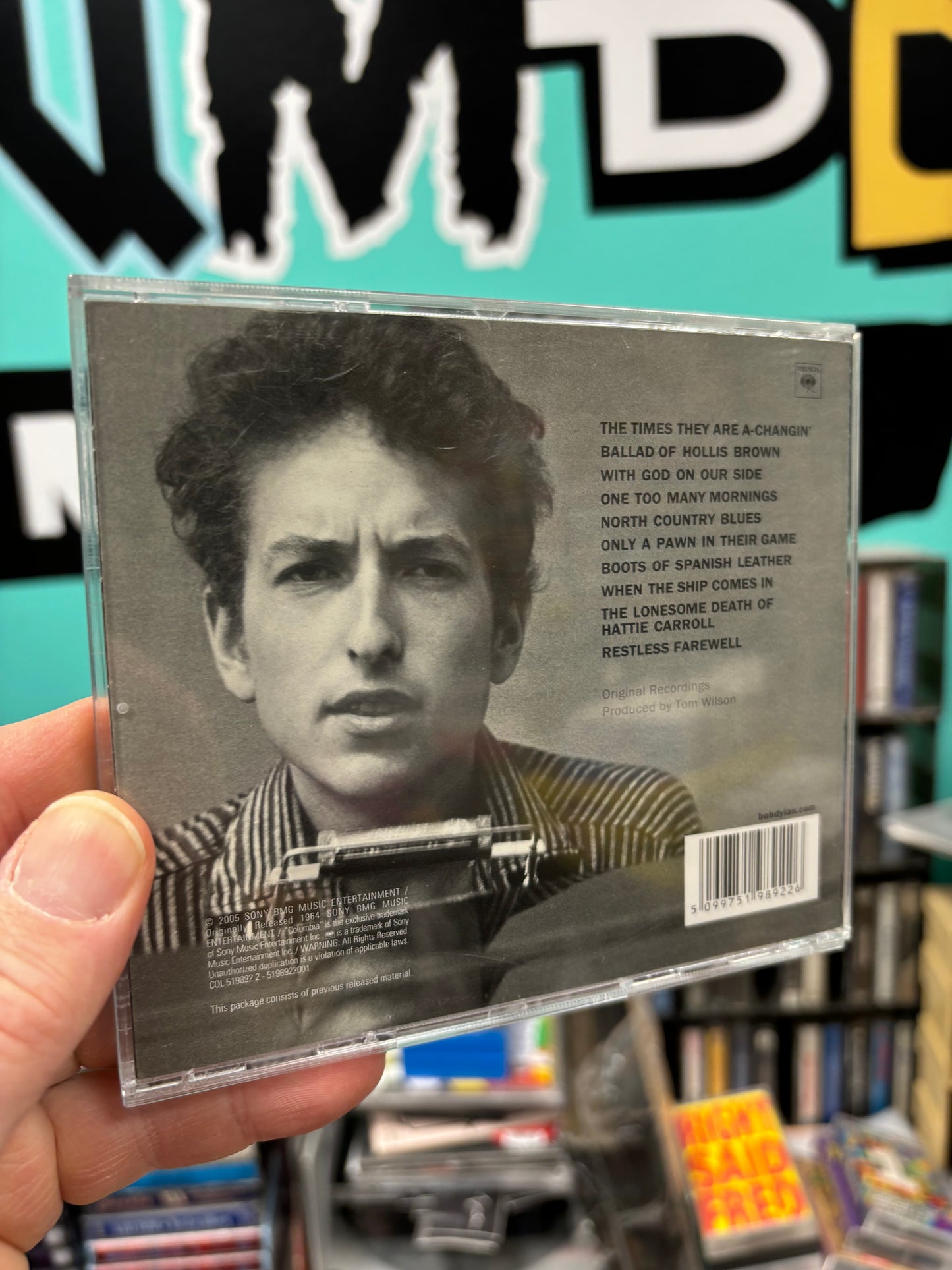 Bob Dylan: The Times They Are A-Changin’, CD, reissue, remastered, Columbia, Europe 2005