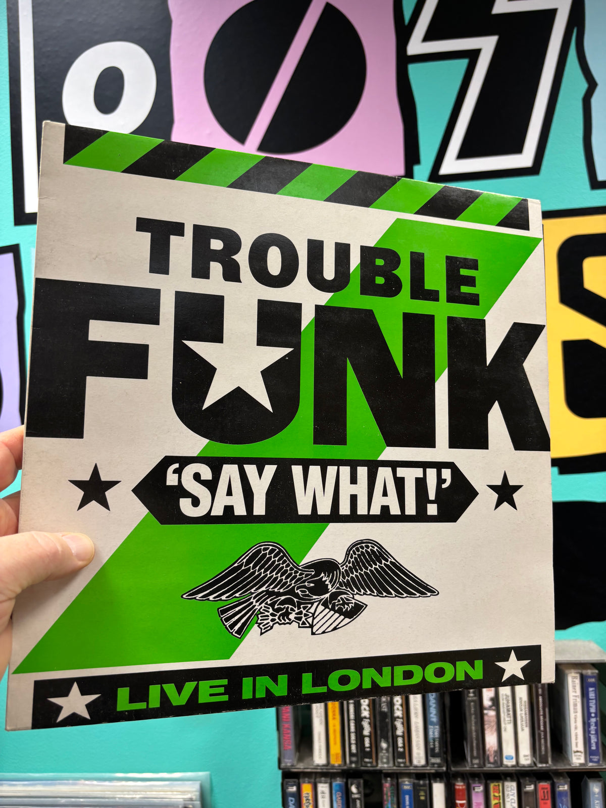 Trouble Funk: Say What!, LP, 1st pressing, 4th & Broadway, UK 1986