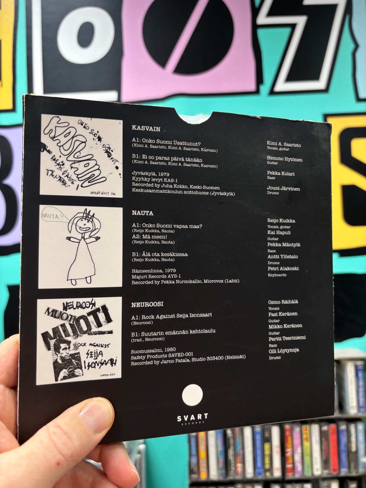 Punk Elää Vol. 1 - Onko Suomi Vapaa Maa? (Finnish Private Press Punk 1979-1980), 3x7inch, reissue, Only Box Set pressing, Insert, Compilation, Limited Edition, Svart Records, Finland 2019