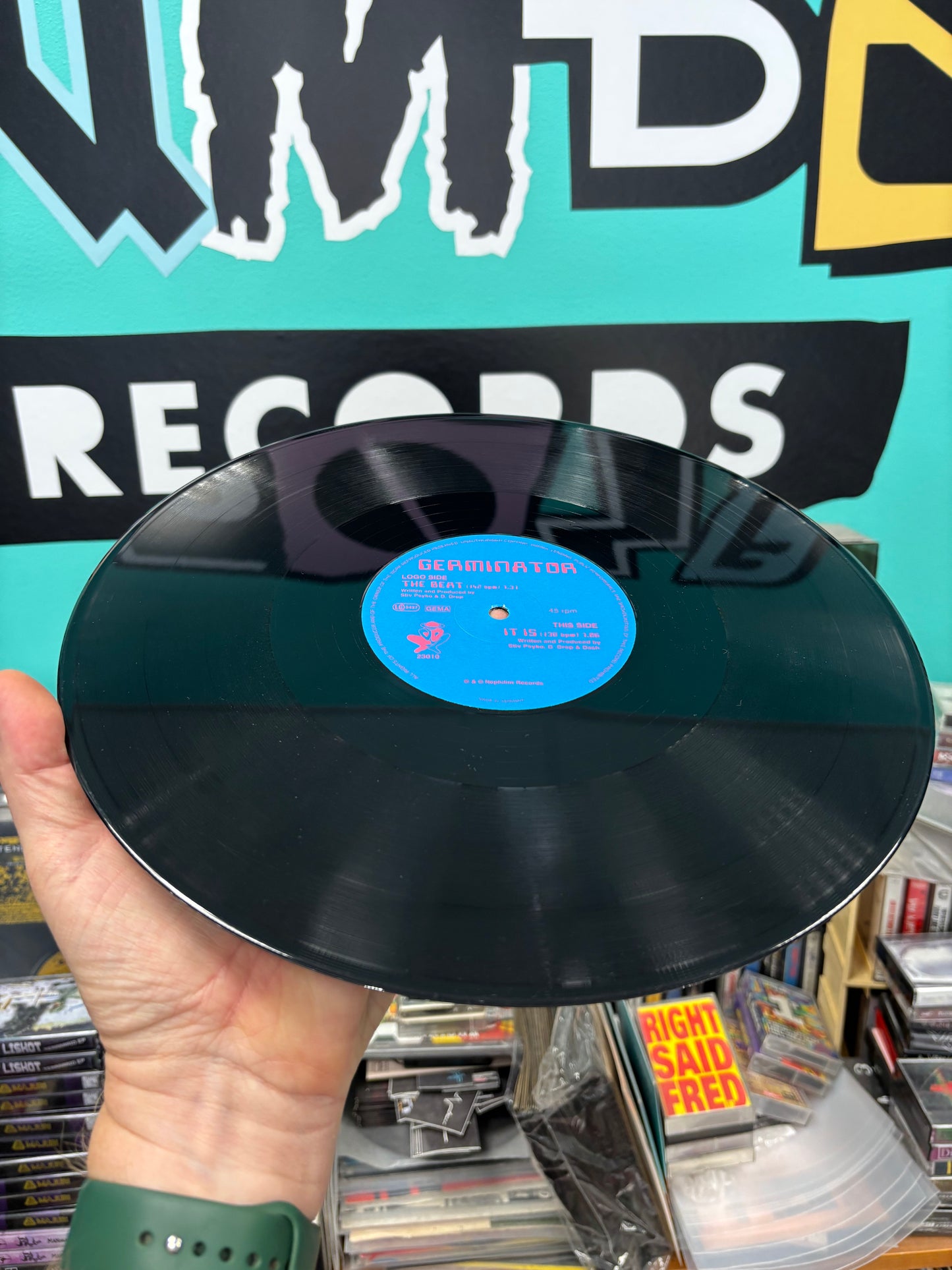 Germinator: The Beat/It Is, 12inch, Only official pressing, Nephilim Records, Germany 1996