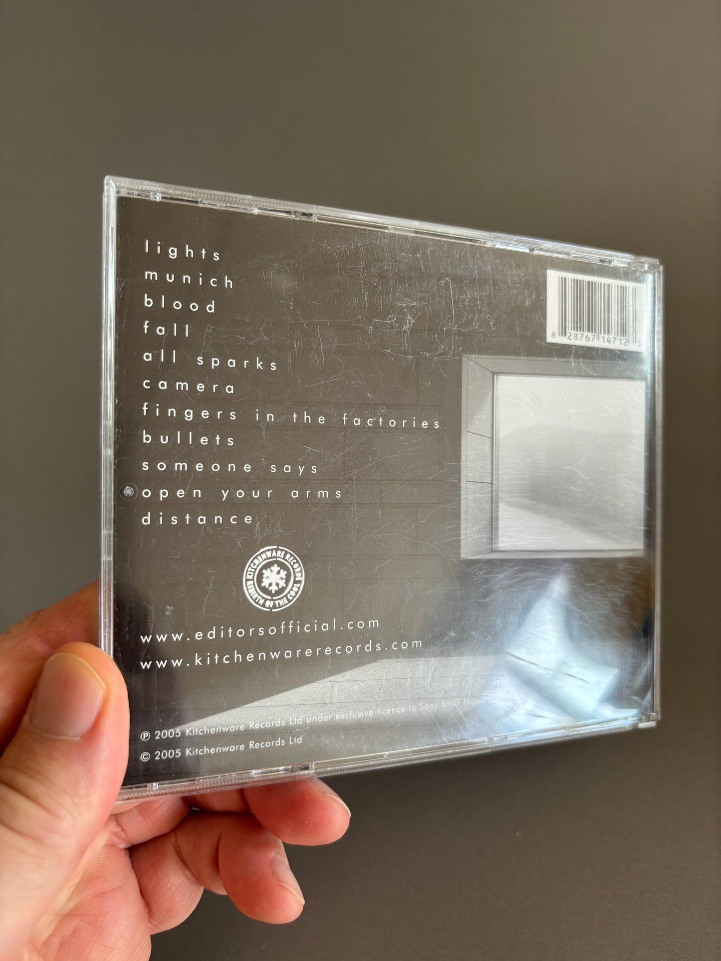 Editors: The Back Room, CD, Kitchenware Records, UK 2005