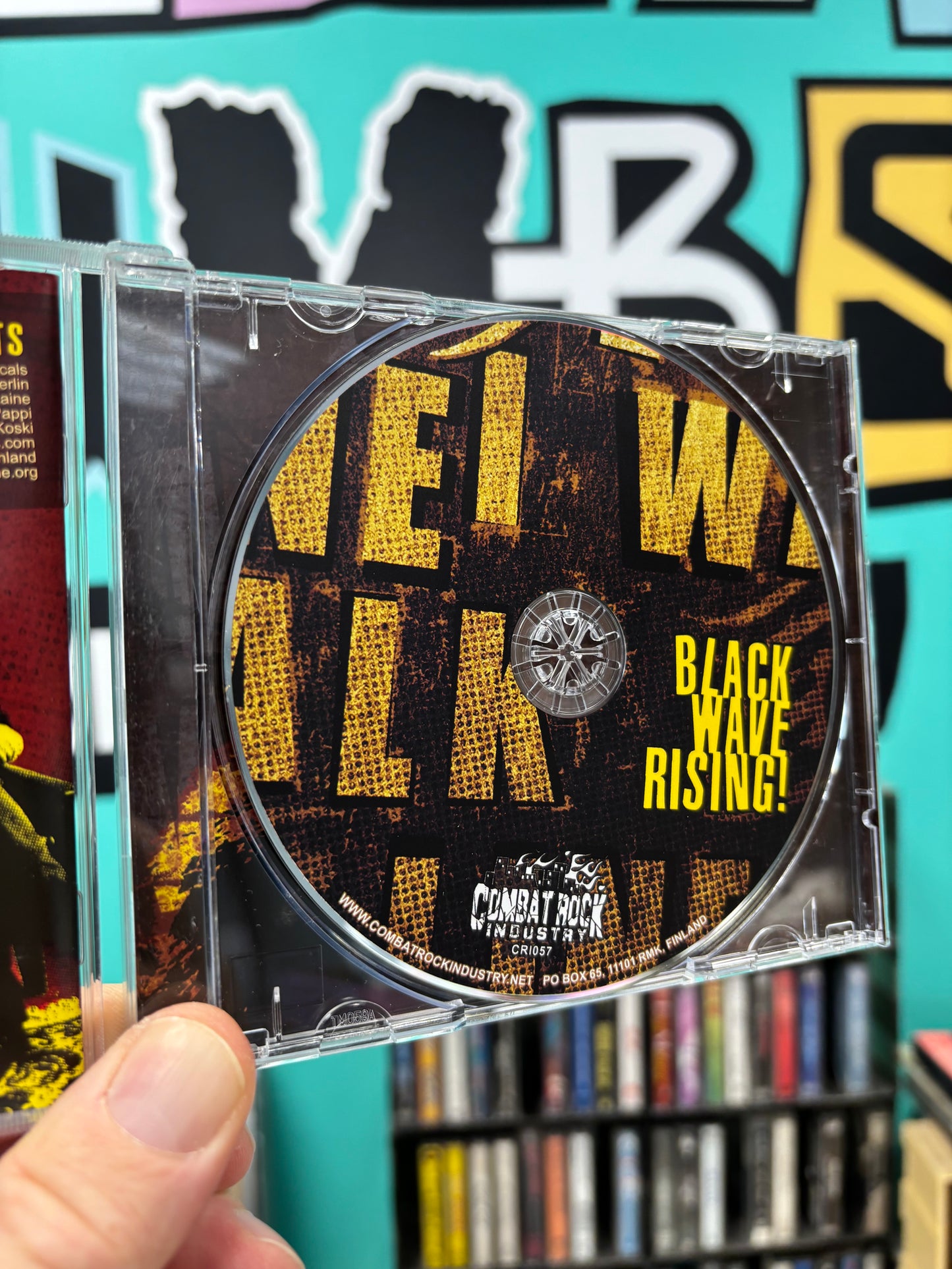 I Walk The Line: Black Wave Rising!, CD, 1st pressing, Combat Rock Industry, Finland 2008