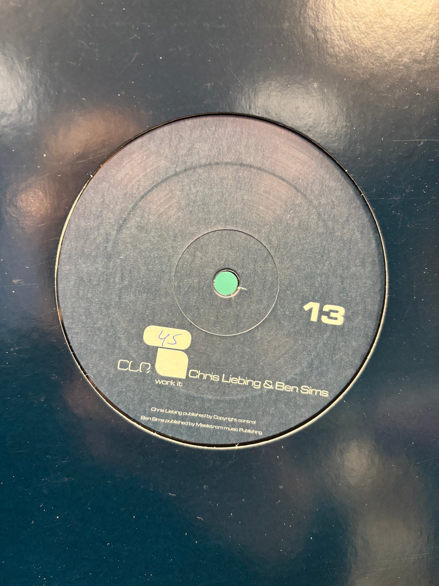 Chris Liebing & Ben Sims: Work It/Sambal Olek, 12inch, Only official pressing, CLR, Germany 2005