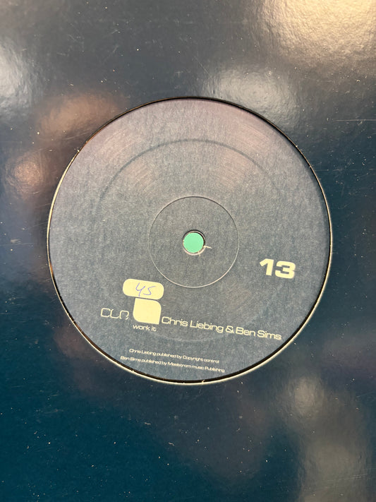 Chris Liebing & Ben Sims: Work It/Sambal Olek, 12inch, Only official pressing, CLR, Germany 2005