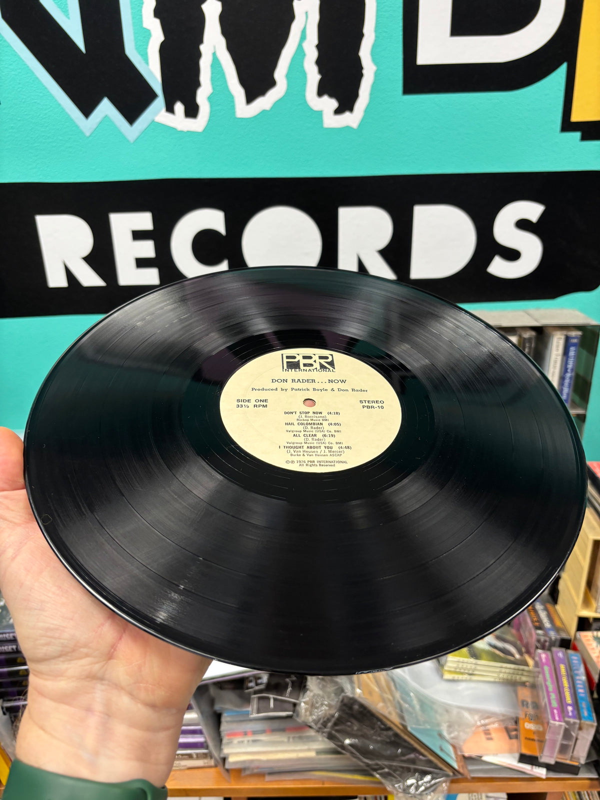 Don Rader…Now, LP, Only pressing, PBR International, US 1976