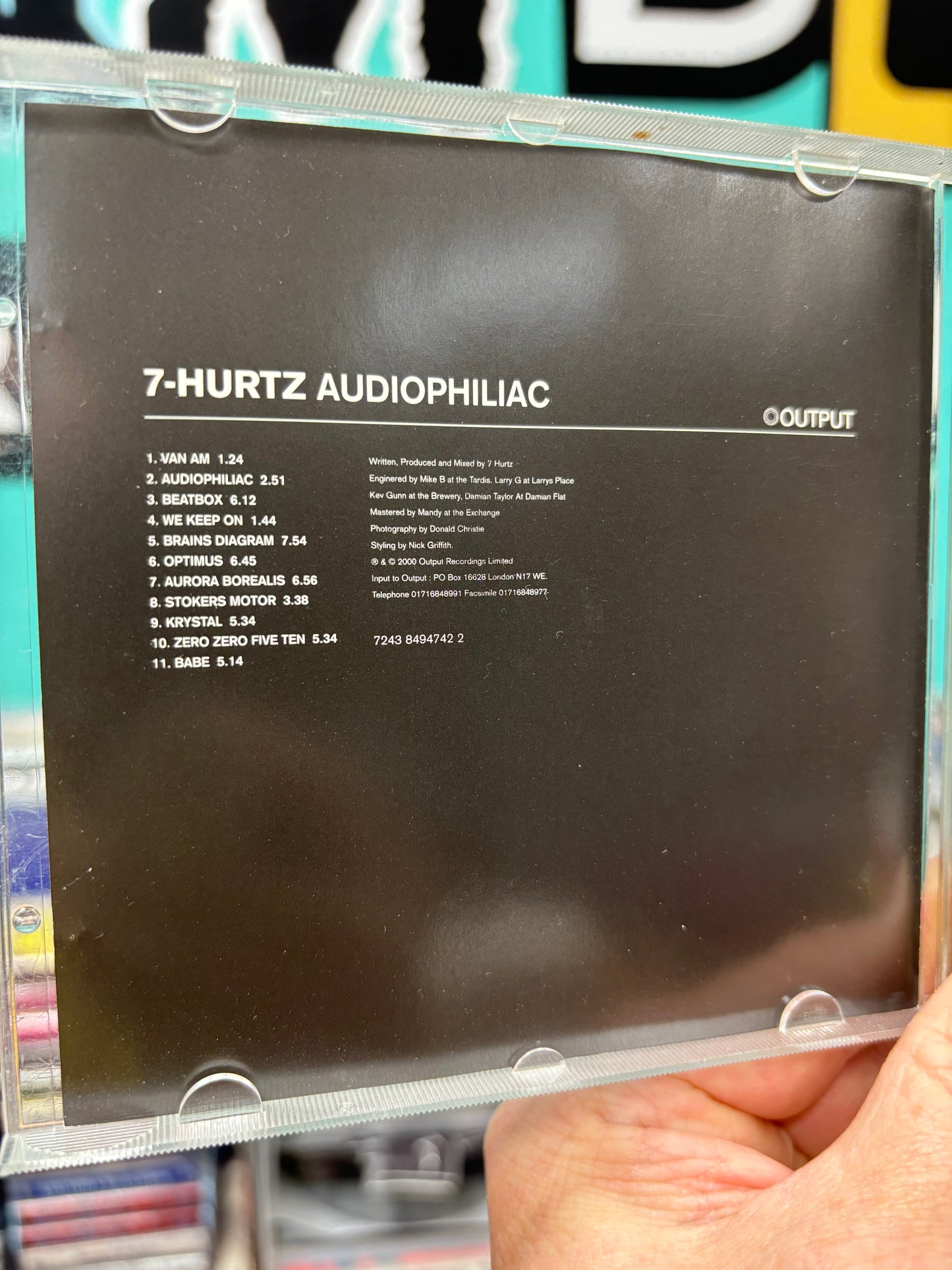 7-Hurtz: Audiophilliac, CD, Source, Output, France 2000