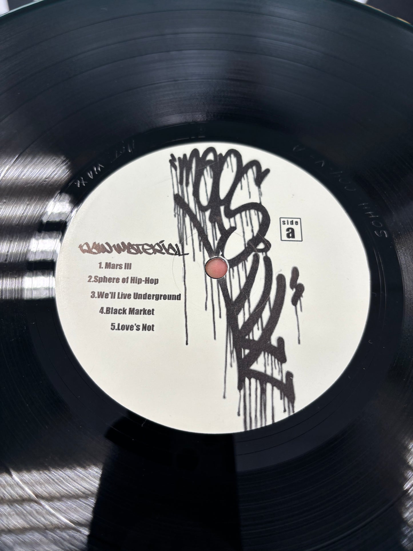 Mars III: Raw Material, 2LP, reissue, Only vinyl pressing, Sphere Of Hip Hop, Deepspace5 Recordings, US 2001