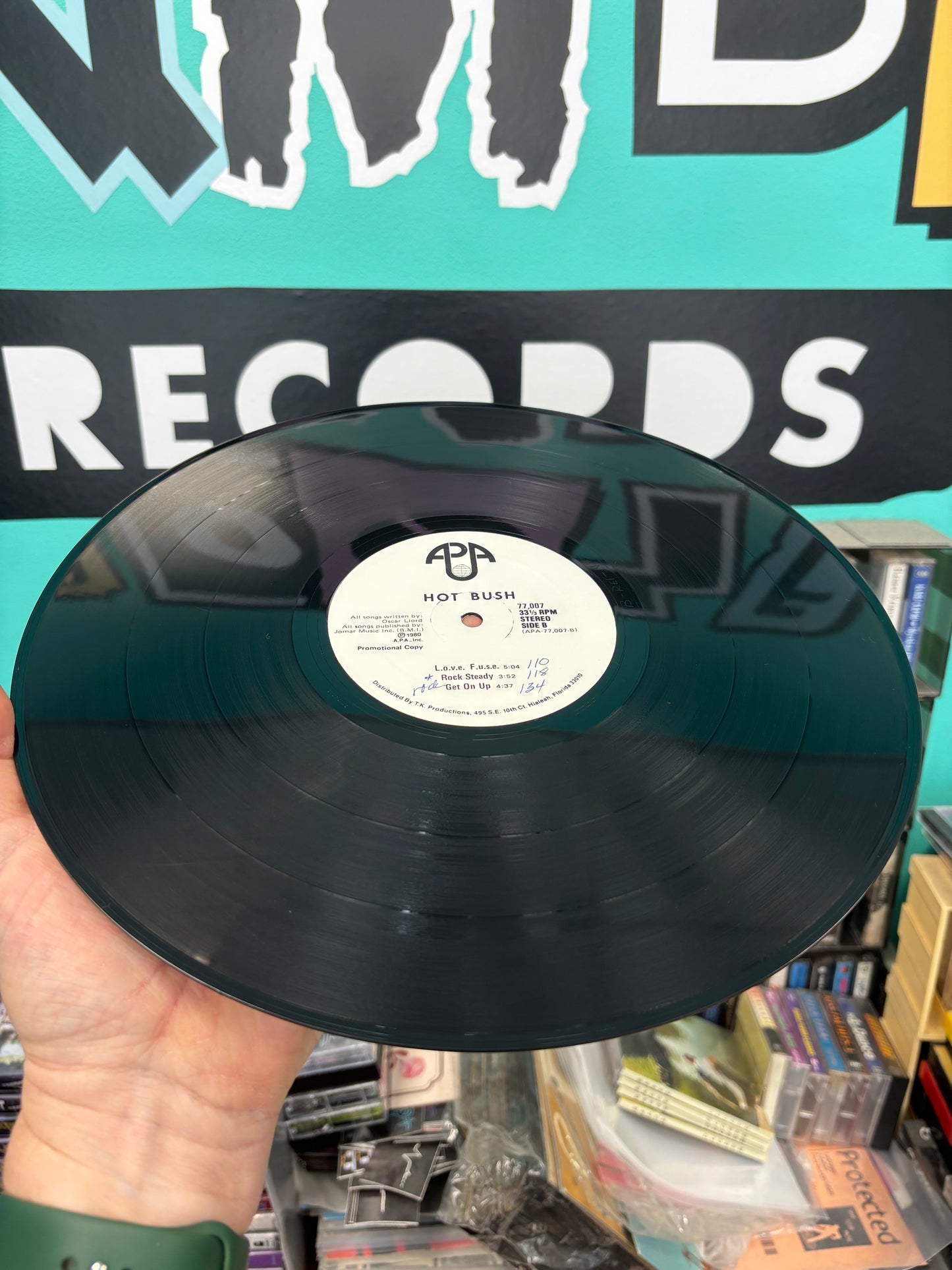 Hot Bush: Hot Bush, LP, Promo, APA, US 1980