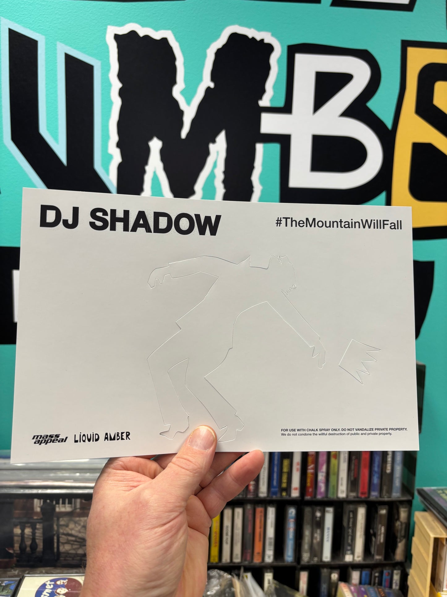 DJ Shadow: The Mountain Will Fall, 2LP, gatefold, Only vinyl pressing, Mass Appeal, Liquid Amber, US 2016