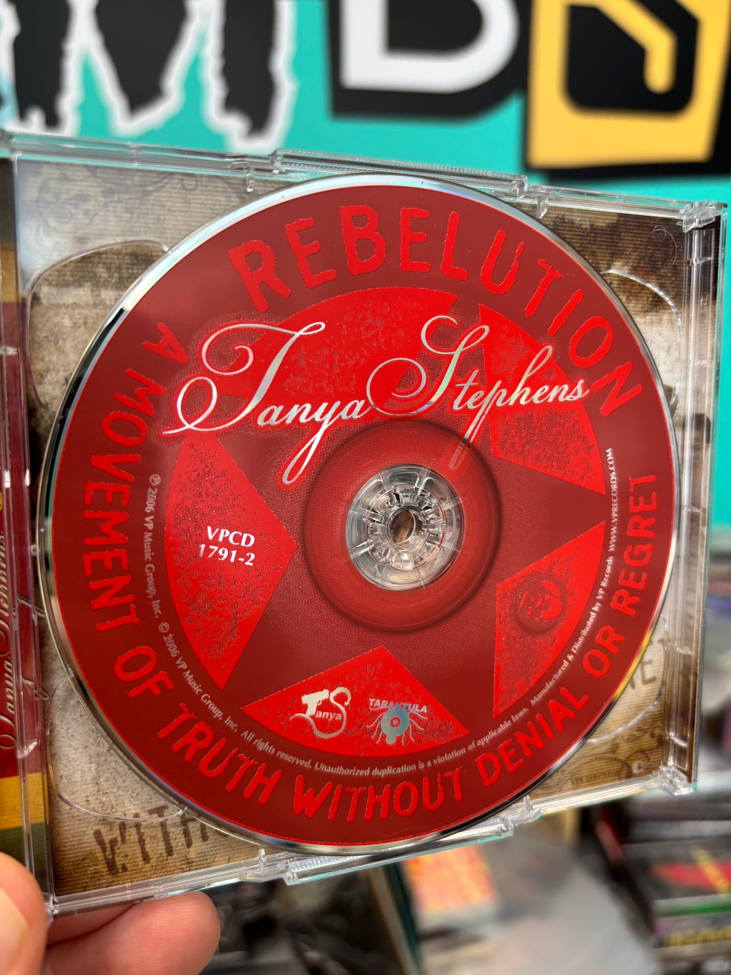 Tanya Stephens: Rebelution, CD + DVD, VP Records, Tarantula Records, US 2006