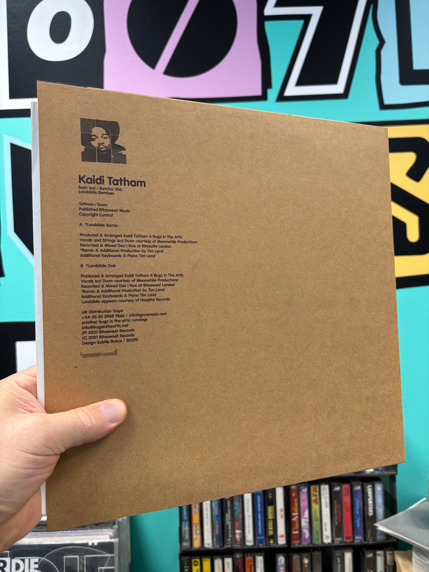 Kaidi Tatham: Betcha’ Did (Landslide Remixes), 12inch, Only official pressing, Bitasweet, UK 2001
