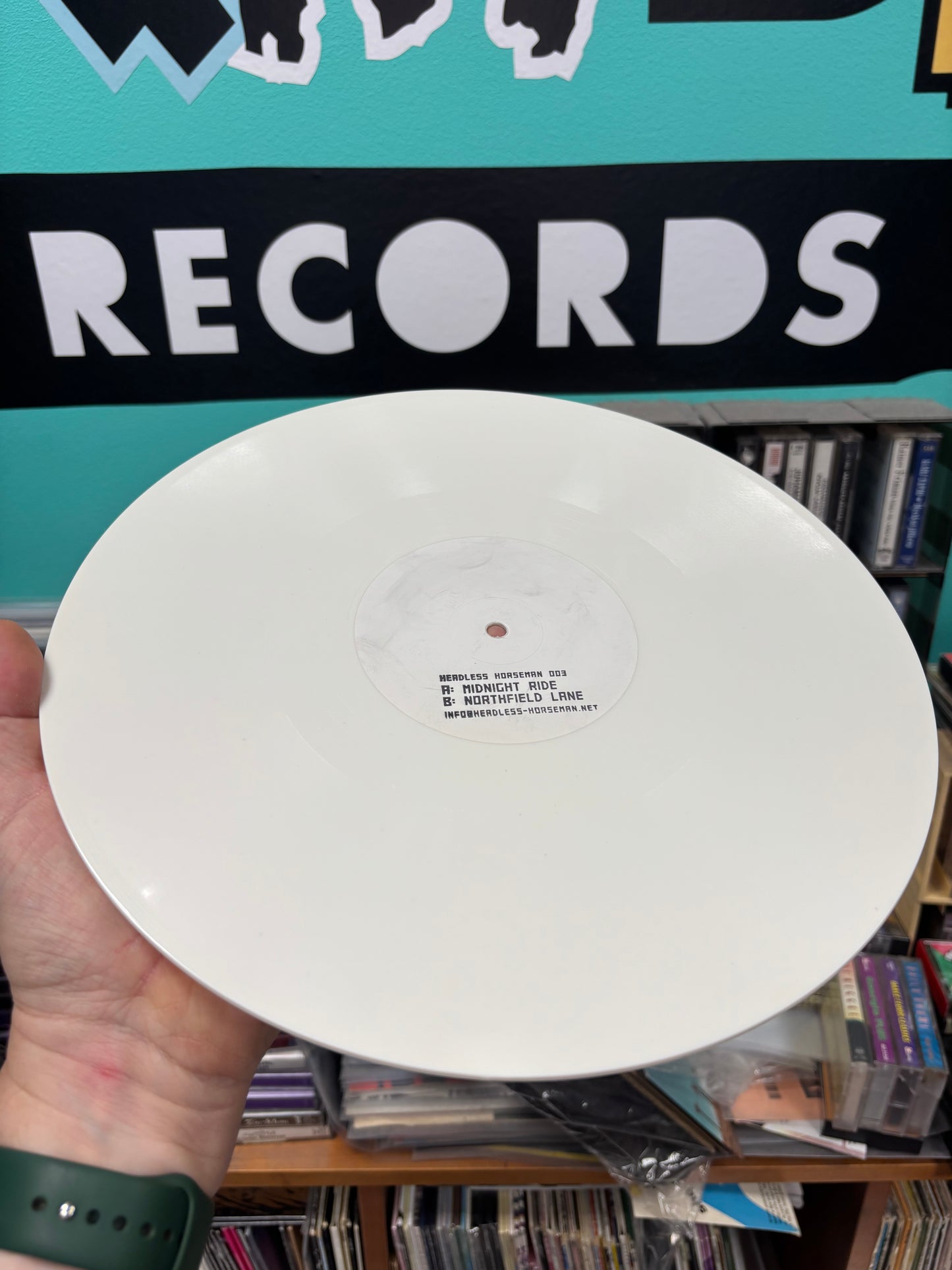Headless Horseman: Headless Horseman 003, 12inch, White vinyl, Only pressing, Headless Horseman, Germany 2013