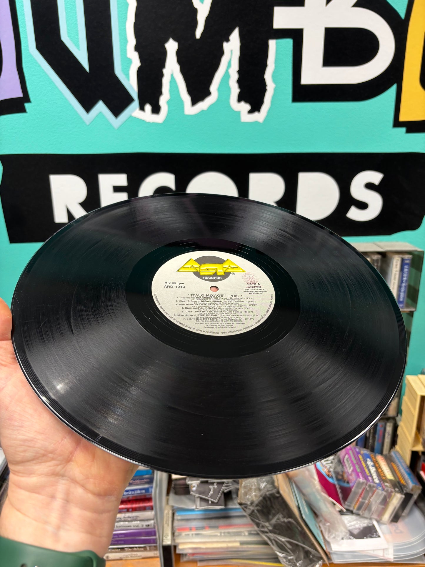 Italo-Mixage Vol.1, 12inch, Mixed, Only pressing, Asia Records, Italy 1988