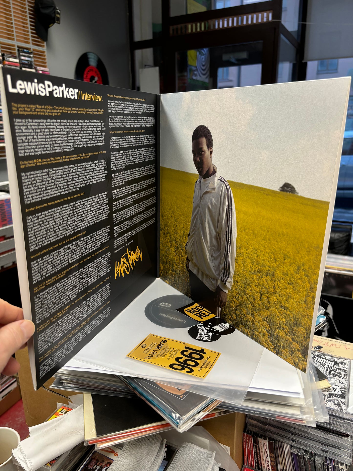 Lewis Parker: Rise Of A B-Boy, 2LP, Limited Edition, black vinyls, Netherlands 2024