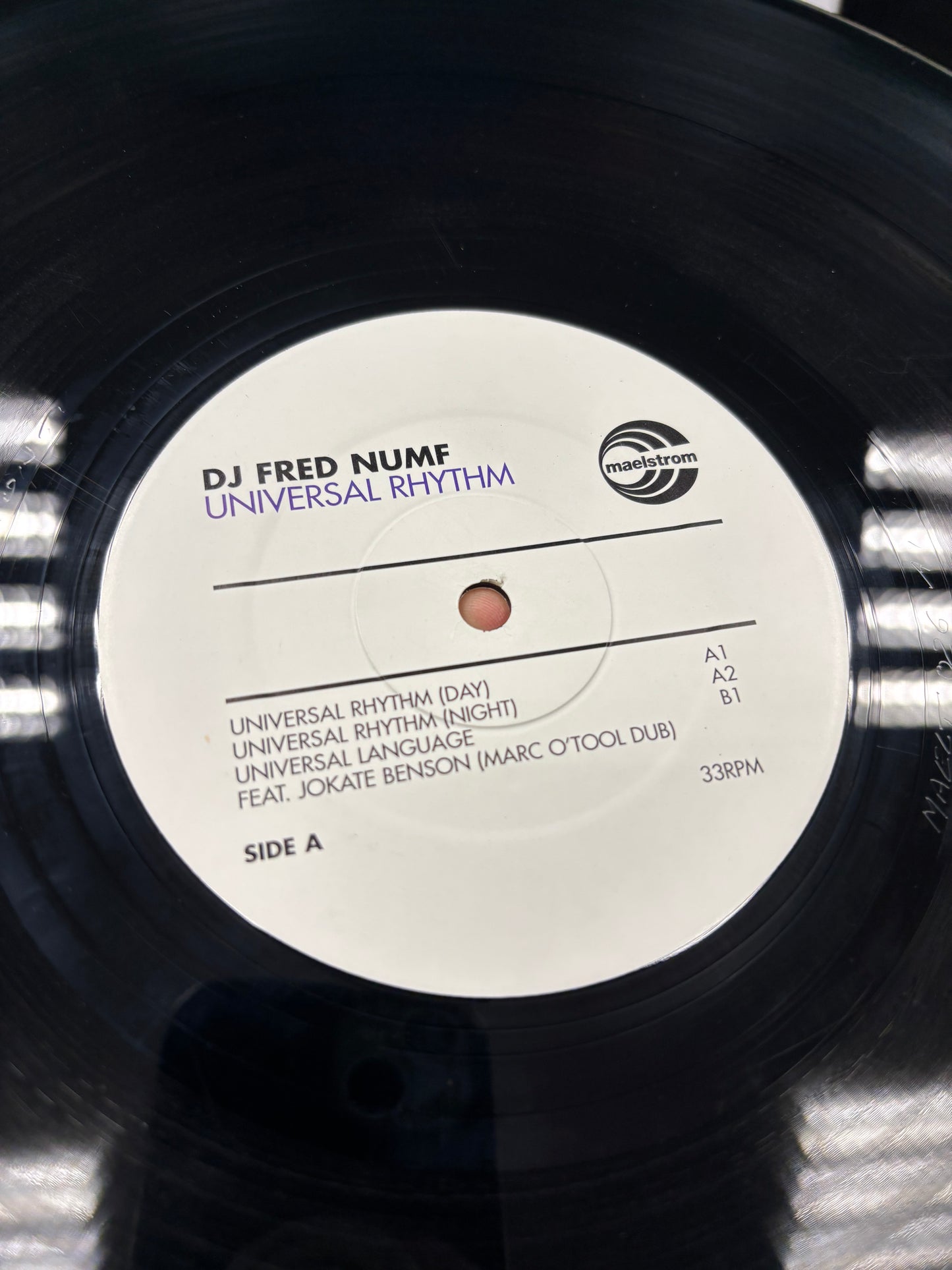 DJ Fred Numf: Universal Rhythm, 12inch, Only official pressing, Maelstrom Records, UK 2003