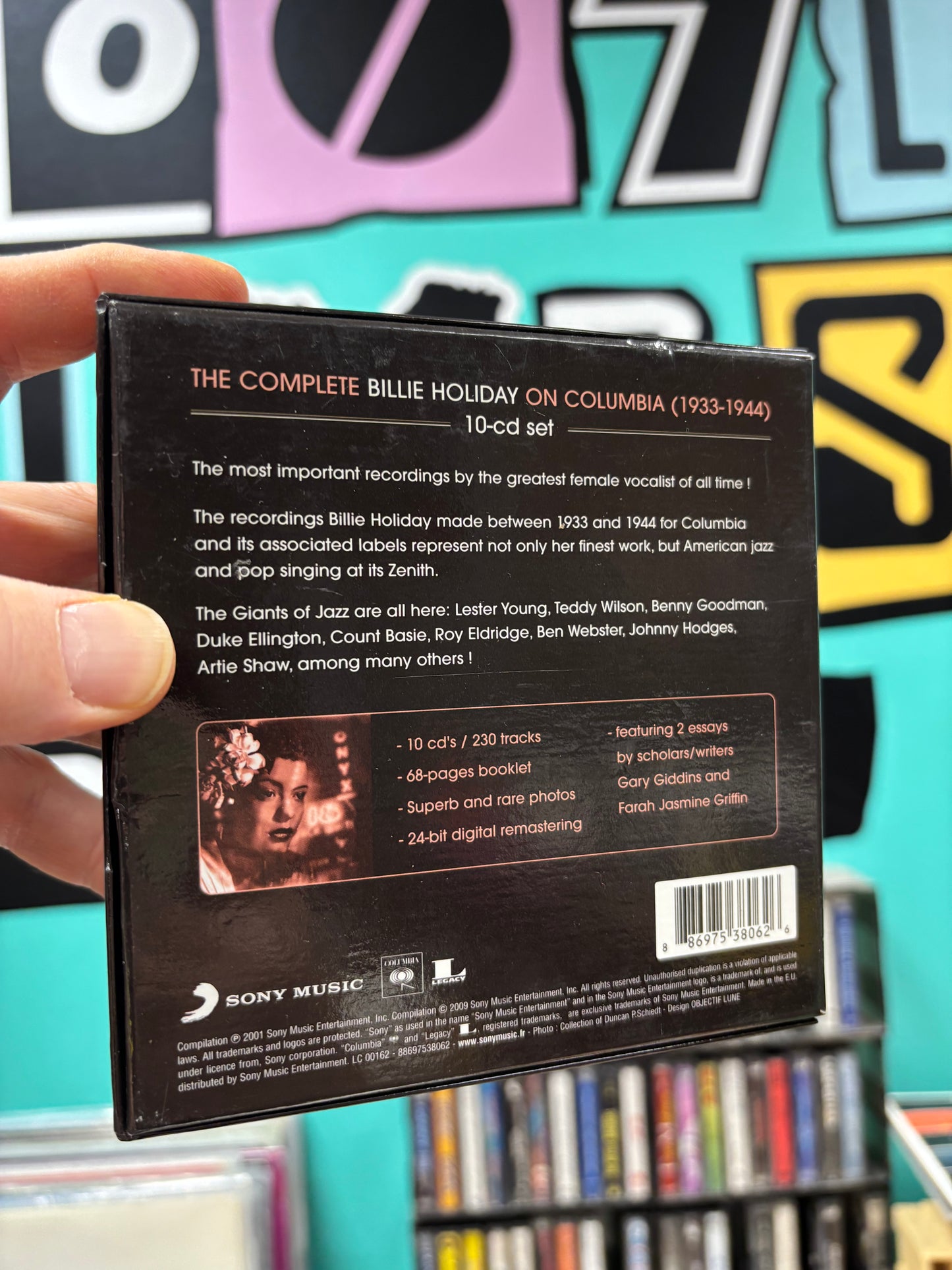 Billie Holiday: Lady Day - The Complete Billie Holiday On Columbia 1933-1944, reissue, remastered, Box Set, 10CD & book, Legacy, Sony Music, Columbia, Europe 2009