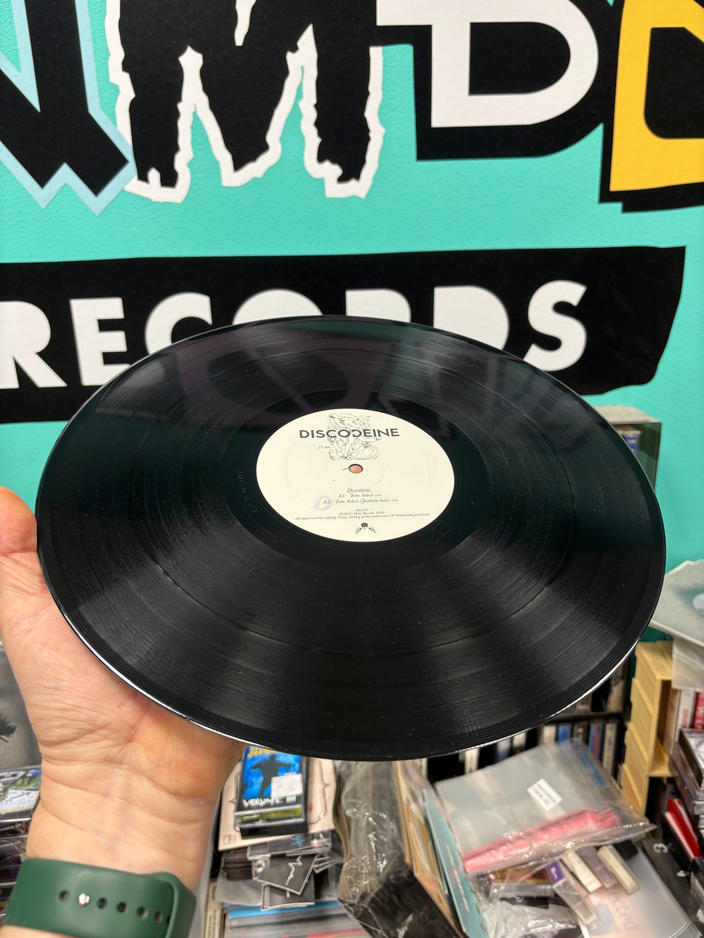 Discodeine: Tom Select, 12inch, Only pressing, Limited Edition, Dark&Lovely, France 2009