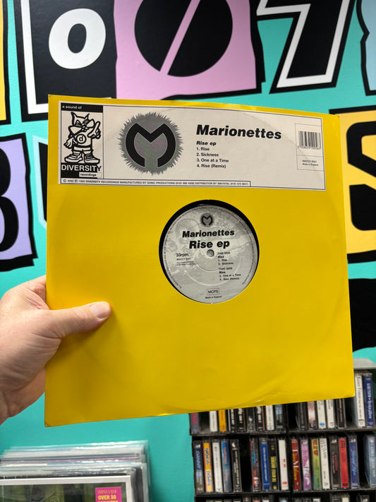 Marionettes: Rise EP, 12inch, Only official pressing, Diversity Recordings, UK 1995