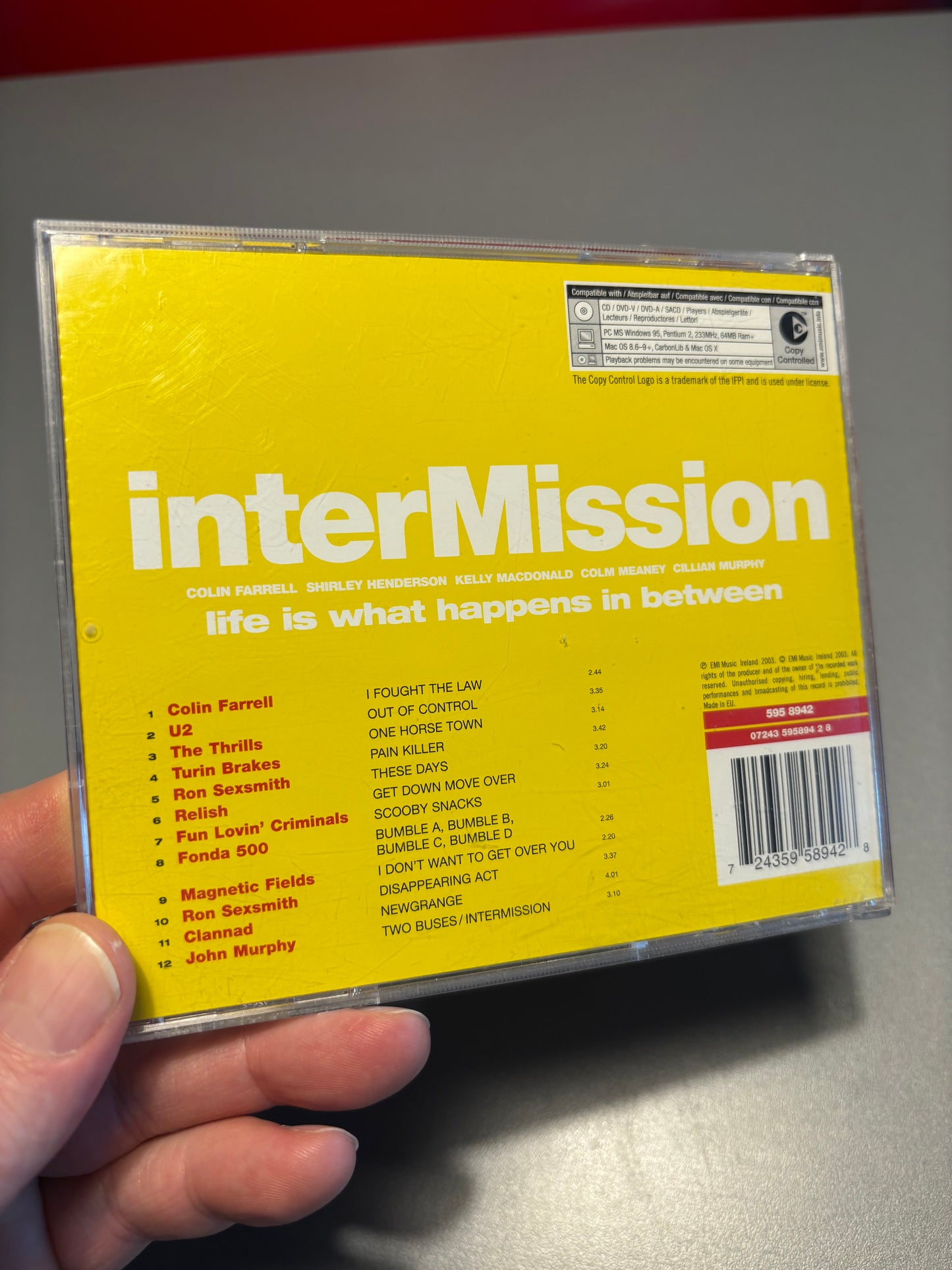Intermission - Life Is What Happens In Between (The Original Motion Picture Soundtrack), CD, EMI, Europe 2003